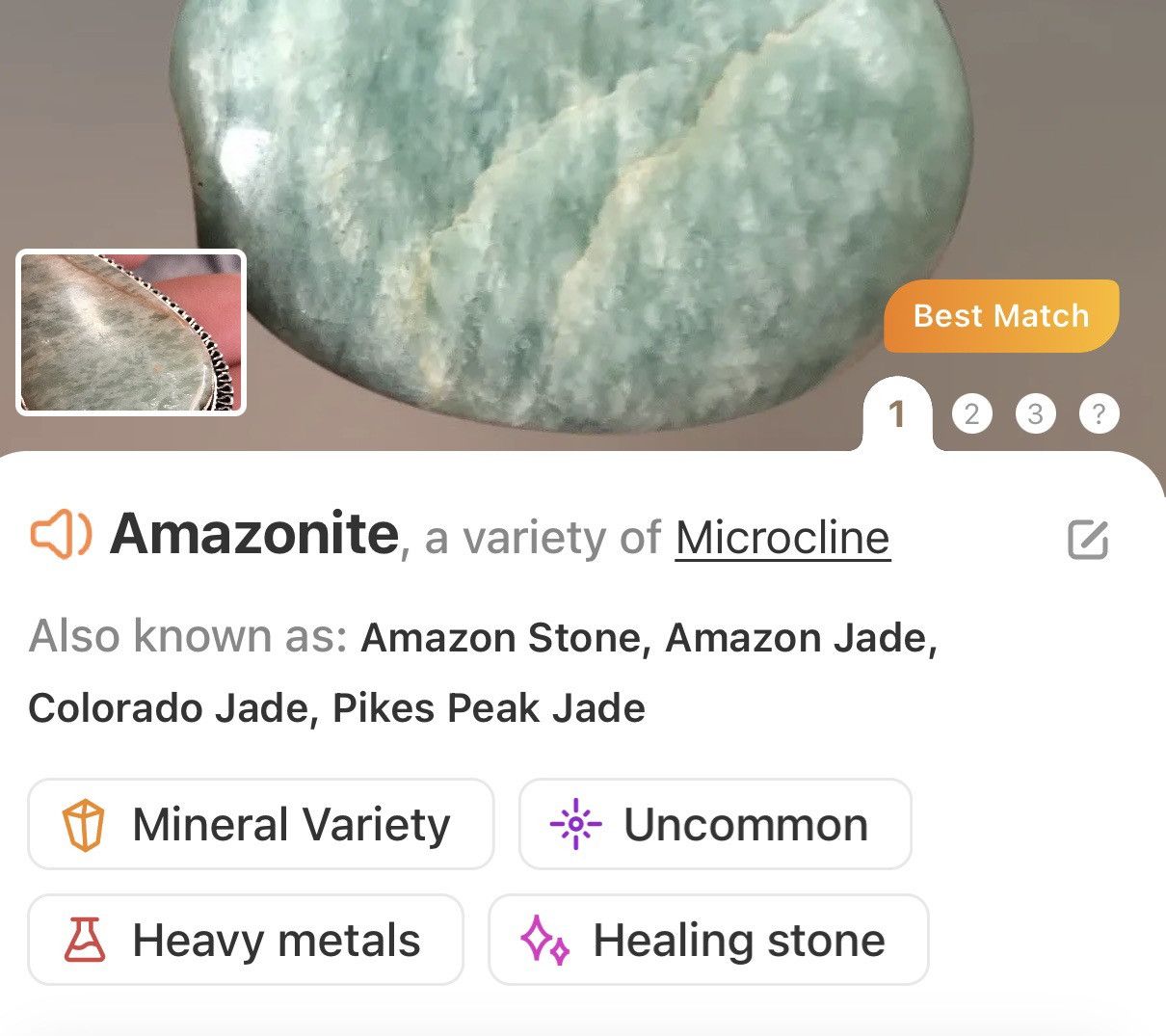 Handmade Handcrafted framed teardrop amazonite 925 sterling necklace Size ONE SIZE - 9 Thumbnail