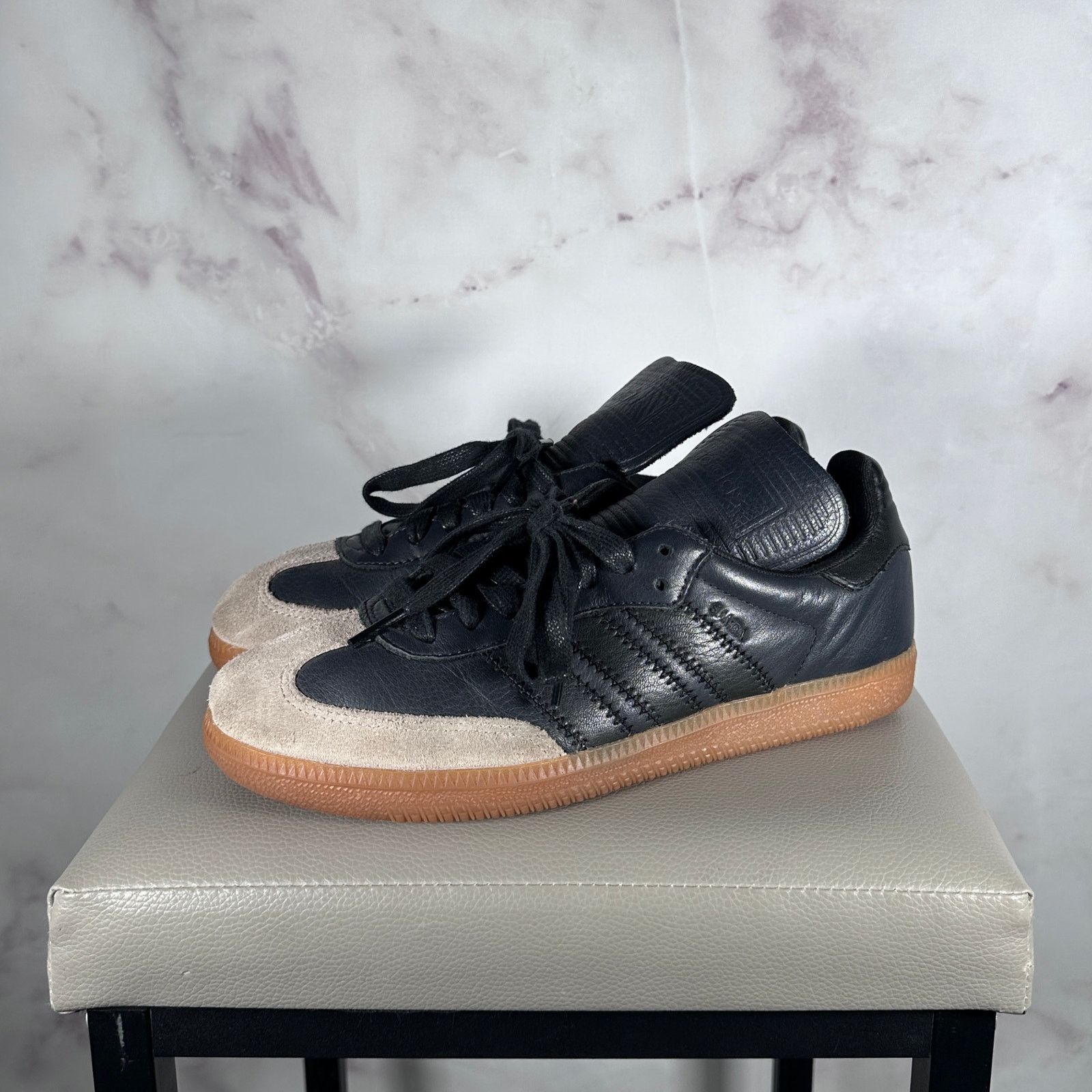 Adidas × Pharrell Sample Humanrace Navy Samba Size US 7.5 / IT 37.5 - 1 Thumbnail