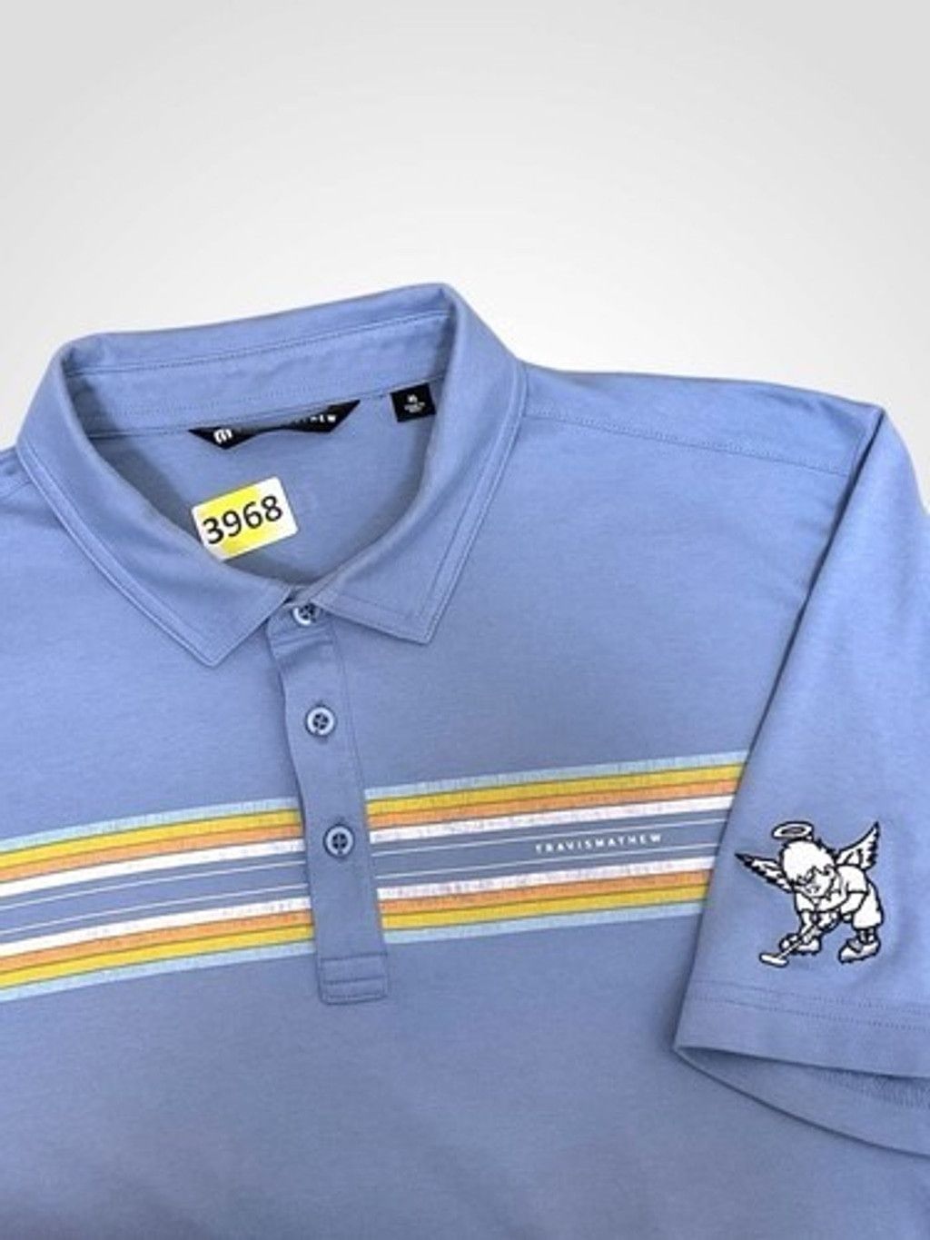 TravisMathew Travis Mathew CustomLogo Short Sleeve Golf Polo Shirt Men XL Size US XL / EU 56 / 4 - 1 Thumbnail