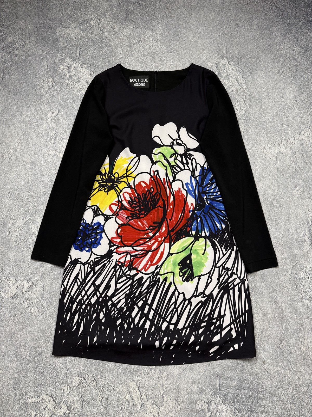 Moschino Vintage Y2K MOSCHINO Luxury Dress 3D Streetwear 90s Style Size M / US 6-8 / IT 42-44 - 1 Thumbnail