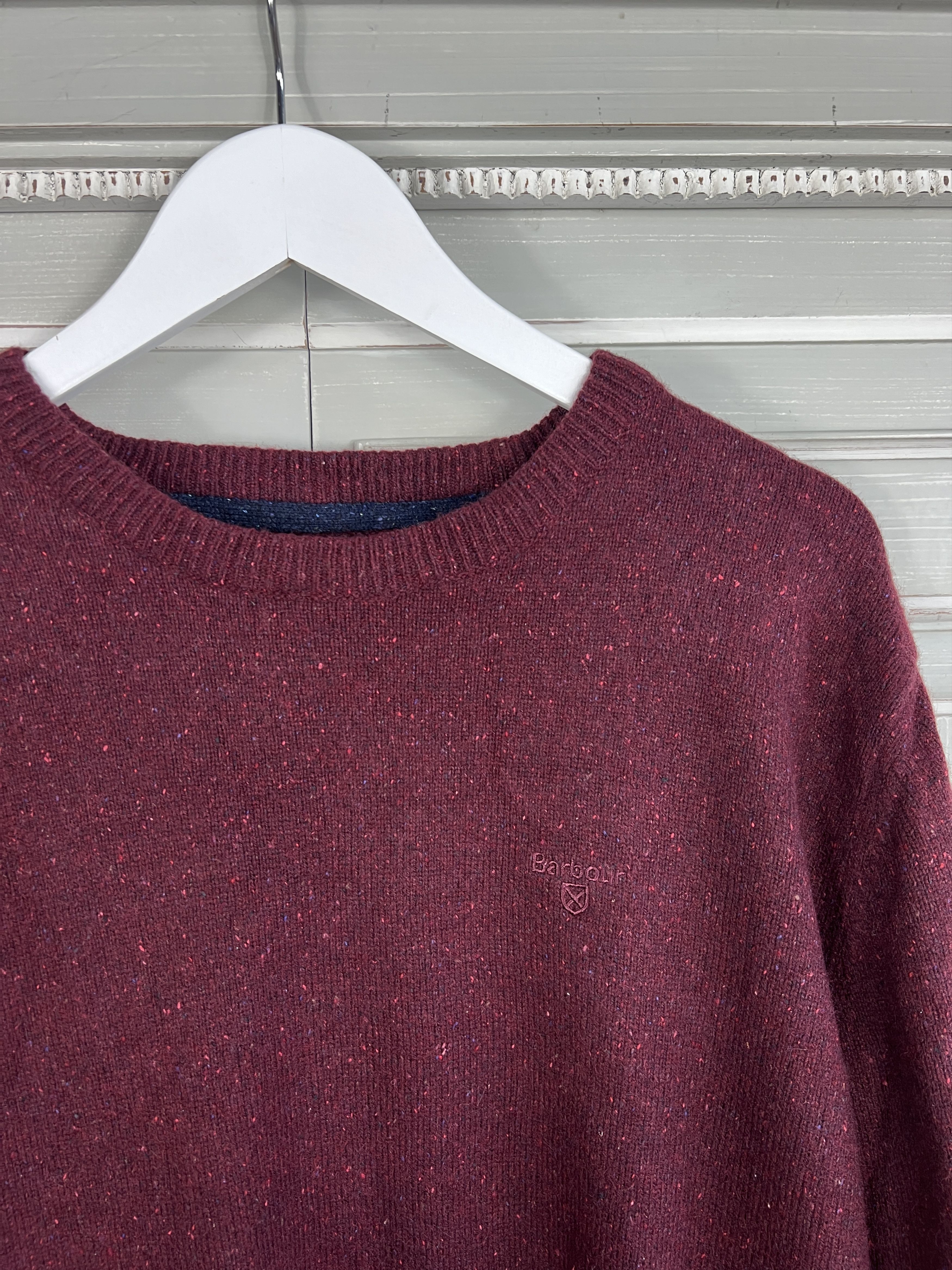 Barbour MENS BARBOUR WOOL SWEATER SIZE XL Size US XL / EU 56 / 4 - 2 Thumbnail
