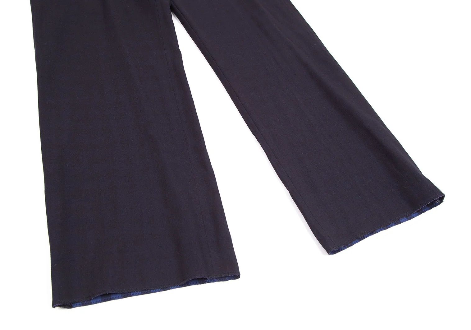 Issey Miyake Summer Wool Check Pants in Navy Size 4 Size US 36 / EU 52 - 6 Thumbnail