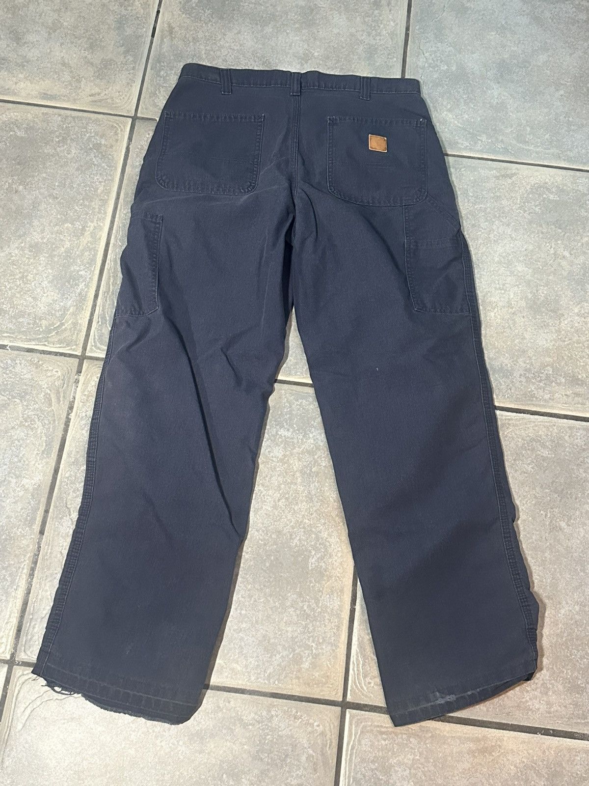 Carhartt Vintage Navy Carhartt Carpenter pants Size US 34 / EU 50 - 2 Thumbnail