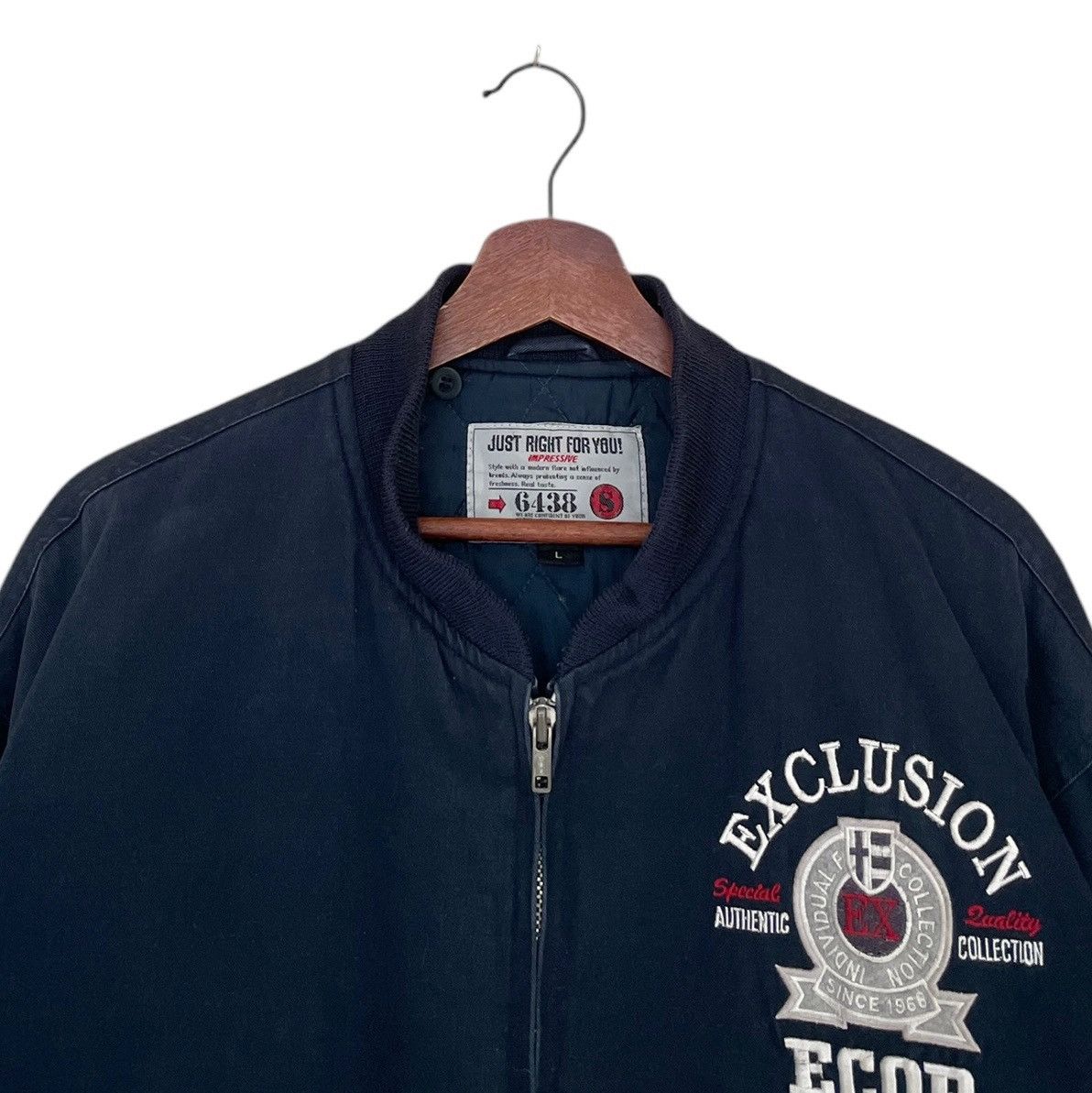Vintage Vintage Racing Brand Impressive Big Logo Bomber Jacket 1990s Size US L / EU 52-54 / 3 - 7 Thumbnail