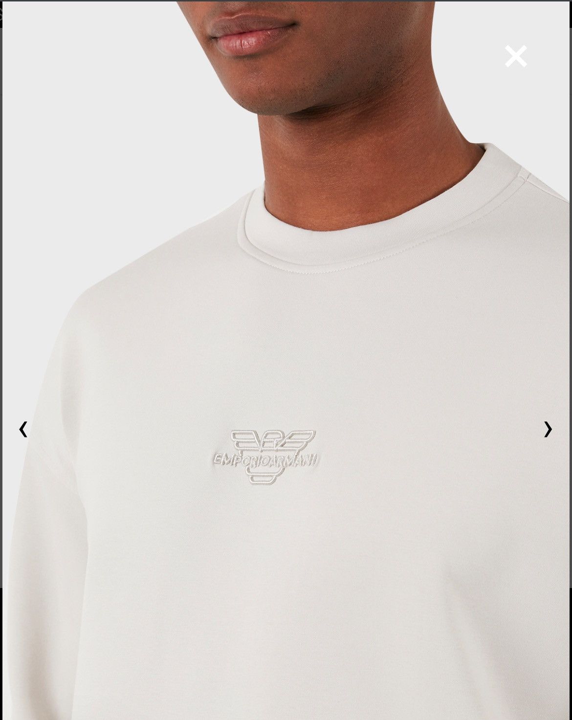 Armani × Emporio Armani Emporio Armani white cream sweater Size US L / EU 52-54 / 3 - 1 Thumbnail