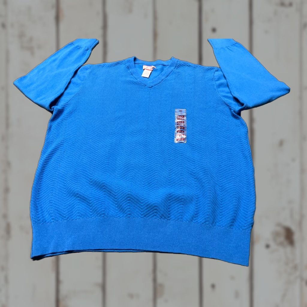 Hogan VINTAGE Ben Hogan Sweater Mens Size M Blue V Neck Size US M / EU 48-50 / 2 - 1 Thumbnail