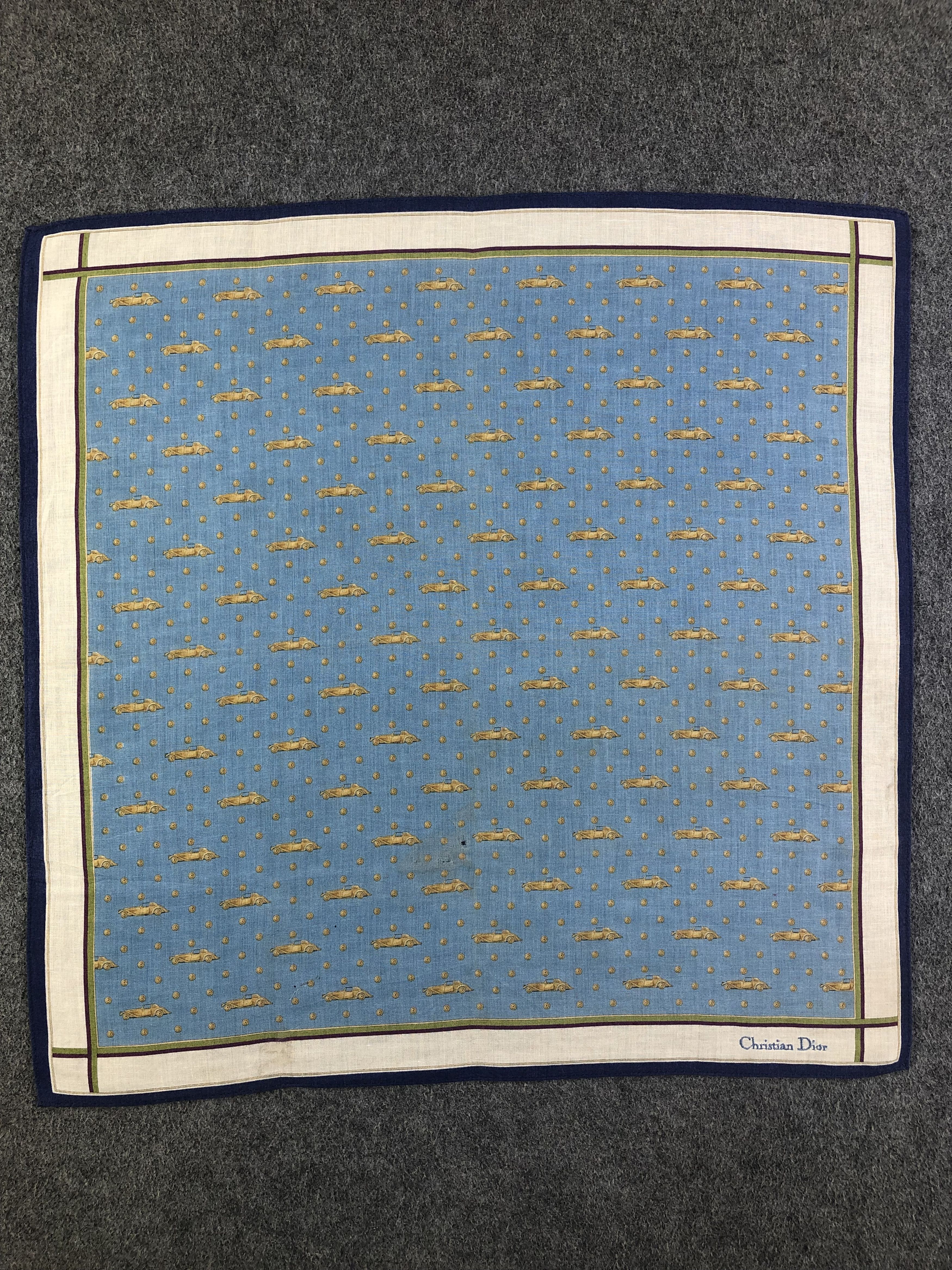 Vintage Christian Dior Handkerchief / Bandana / Neckerchief Size ONE SIZE - 3 Thumbnail