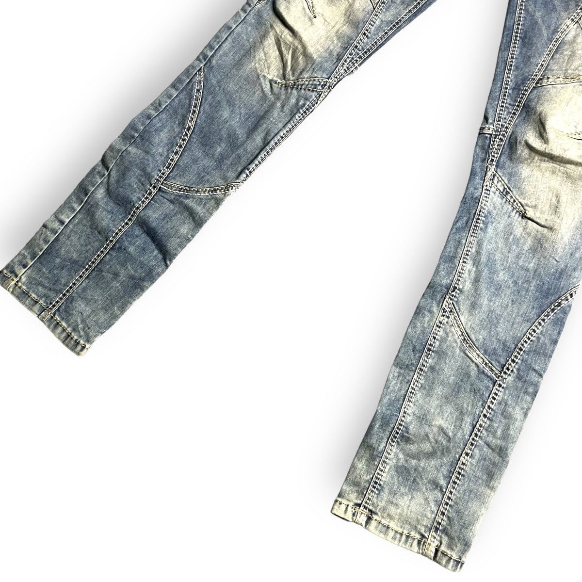 Hysteric Glamour CIPO BAXX WASHED BLEACH SKINNY FIT DENIM PANTS Size 28" / US 6 / IT 42 - 4 Thumbnail