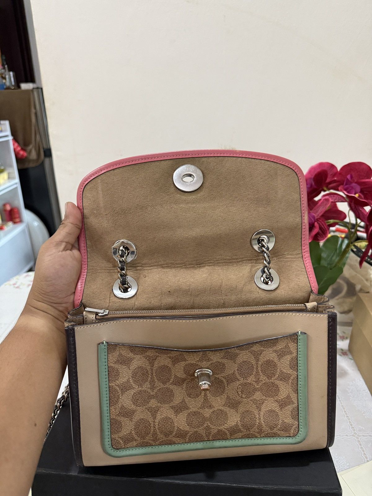 Coach 🔥🔥🔥ARCHIVE COACH PARKER COLORBLOCK Size ONE SIZE - 10 Thumbnail