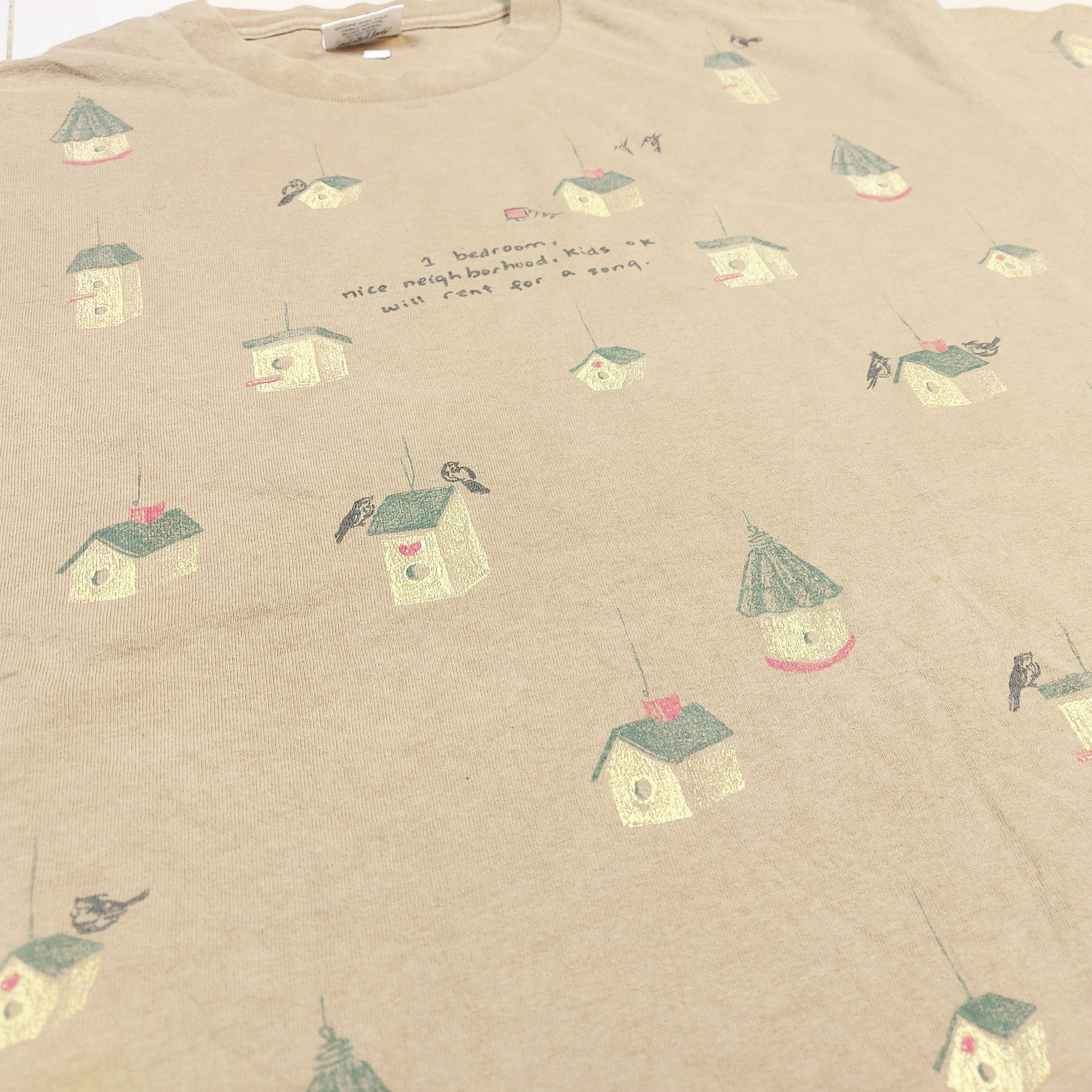 Other Vintage 90s Bird Houses 1996 AOP Rel E Vant Products USA TEE Size US XL / EU 56 / 4 - 7 Thumbnail