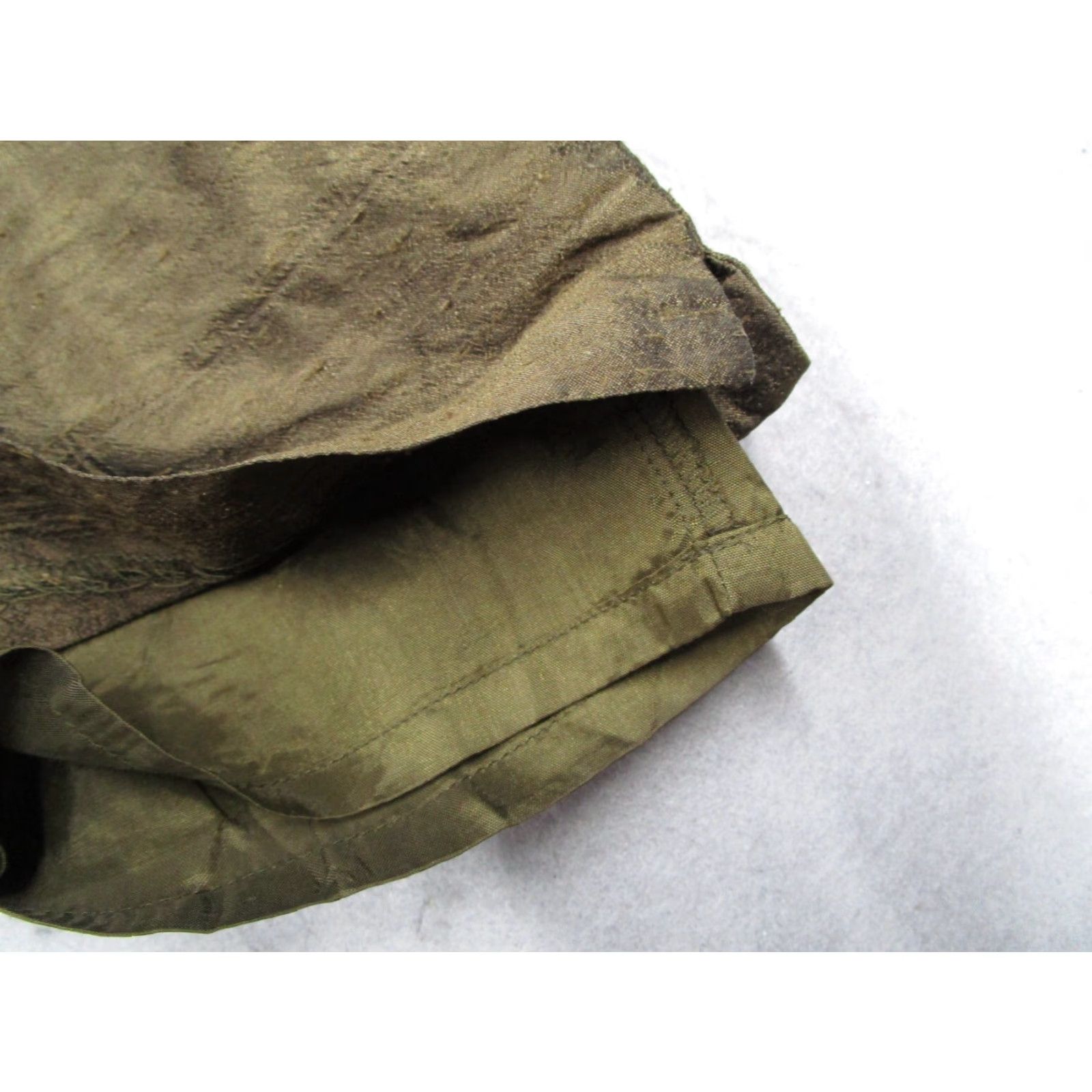 Ralph Lauren VINTAGE Ralph Lauren Women's Pants 12 Green High Rise Silk Casual Tapered City Retro Size 34" / US 12 / IT 48 - 3 Thumbnail