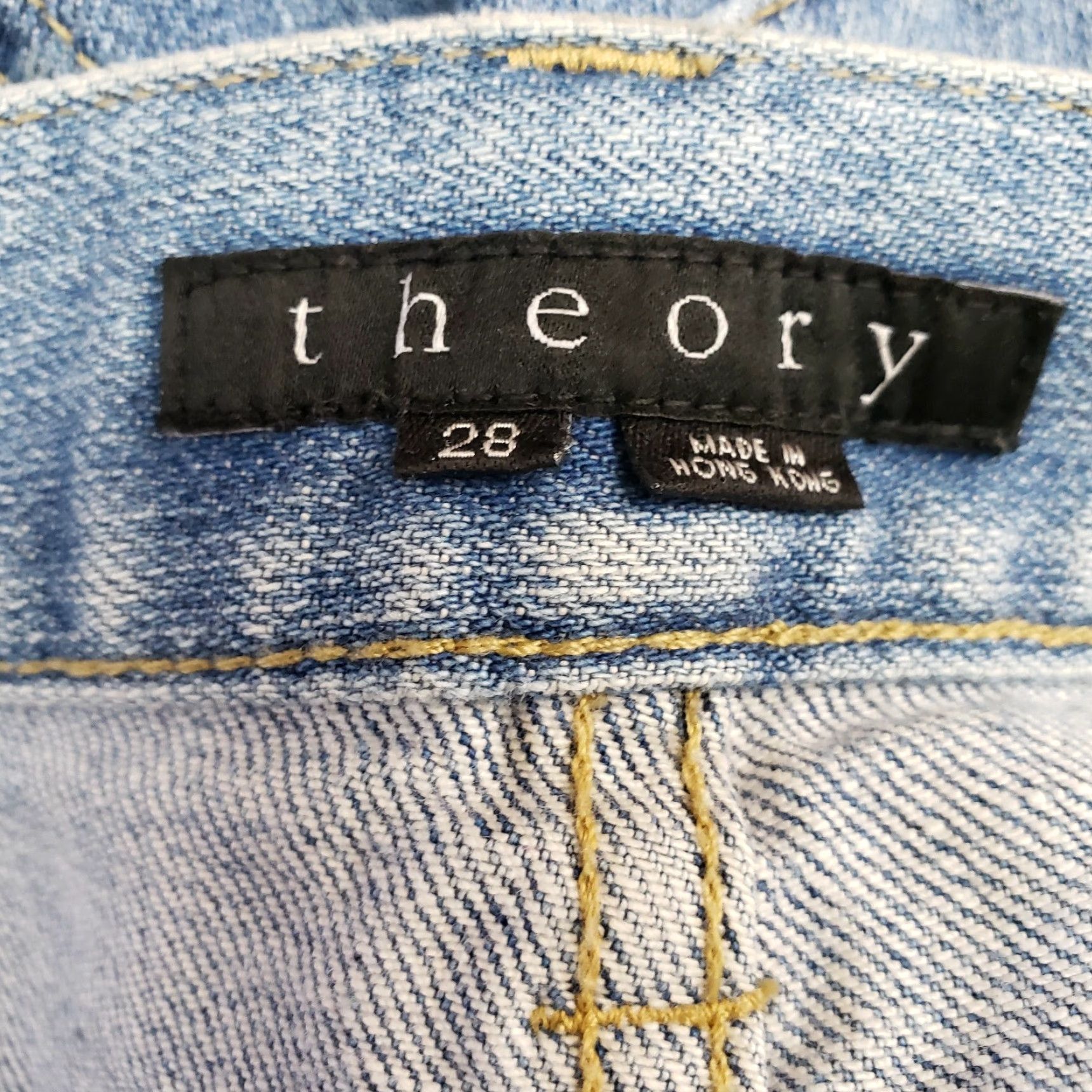 Theory Theory Jeans Mens Sz 28 Blue Light Wash Button Fly Cotton Blend 32 Inseam Straight Denim N/A Mens Size US 28 / EU 44 - 6 Thumbnail