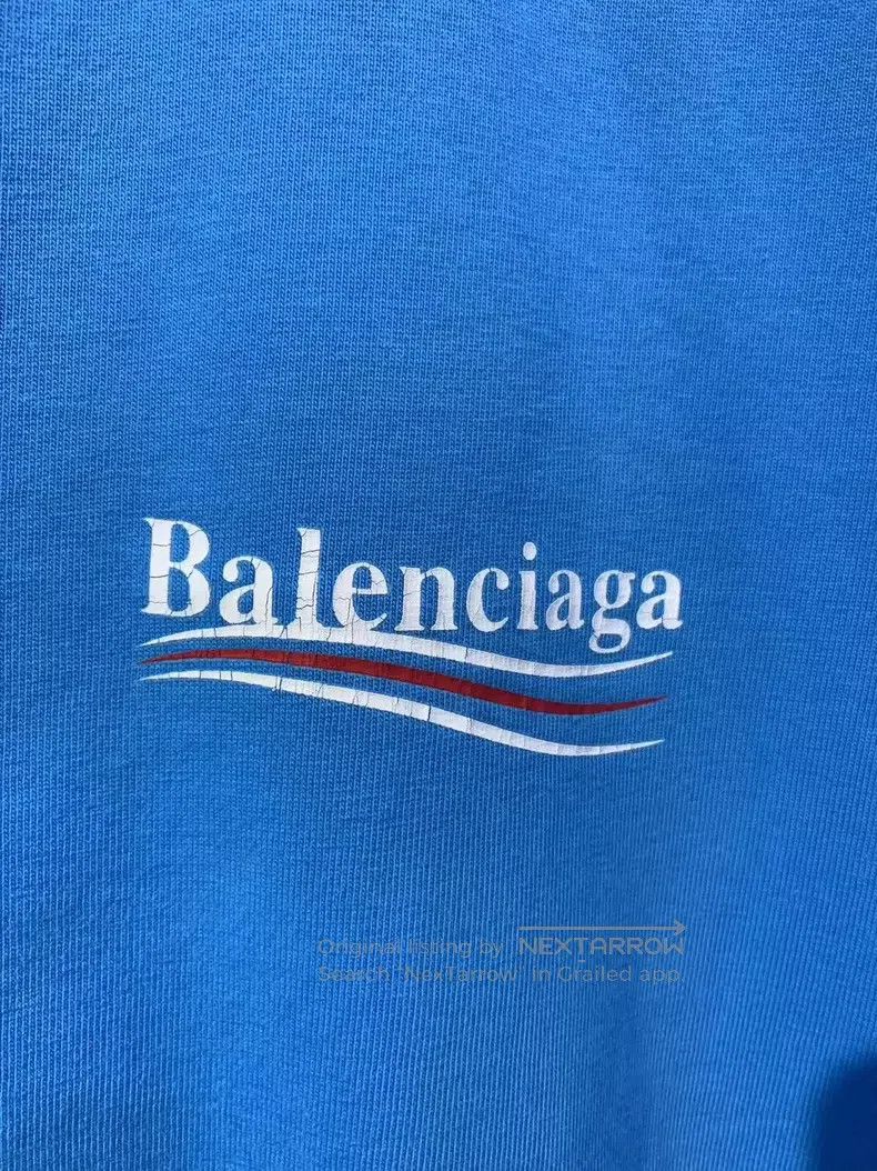 Balenciaga Balenciaga Ice Blue Crack Coca-Cola XXS Size Size US XXS / EU 40 - 4 Thumbnail