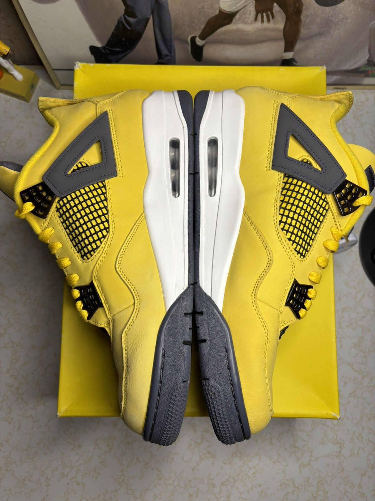Jordan Brand Air Jordan 4 Retro “lightning” Size US 12 / EU 45 - 3 Thumbnail