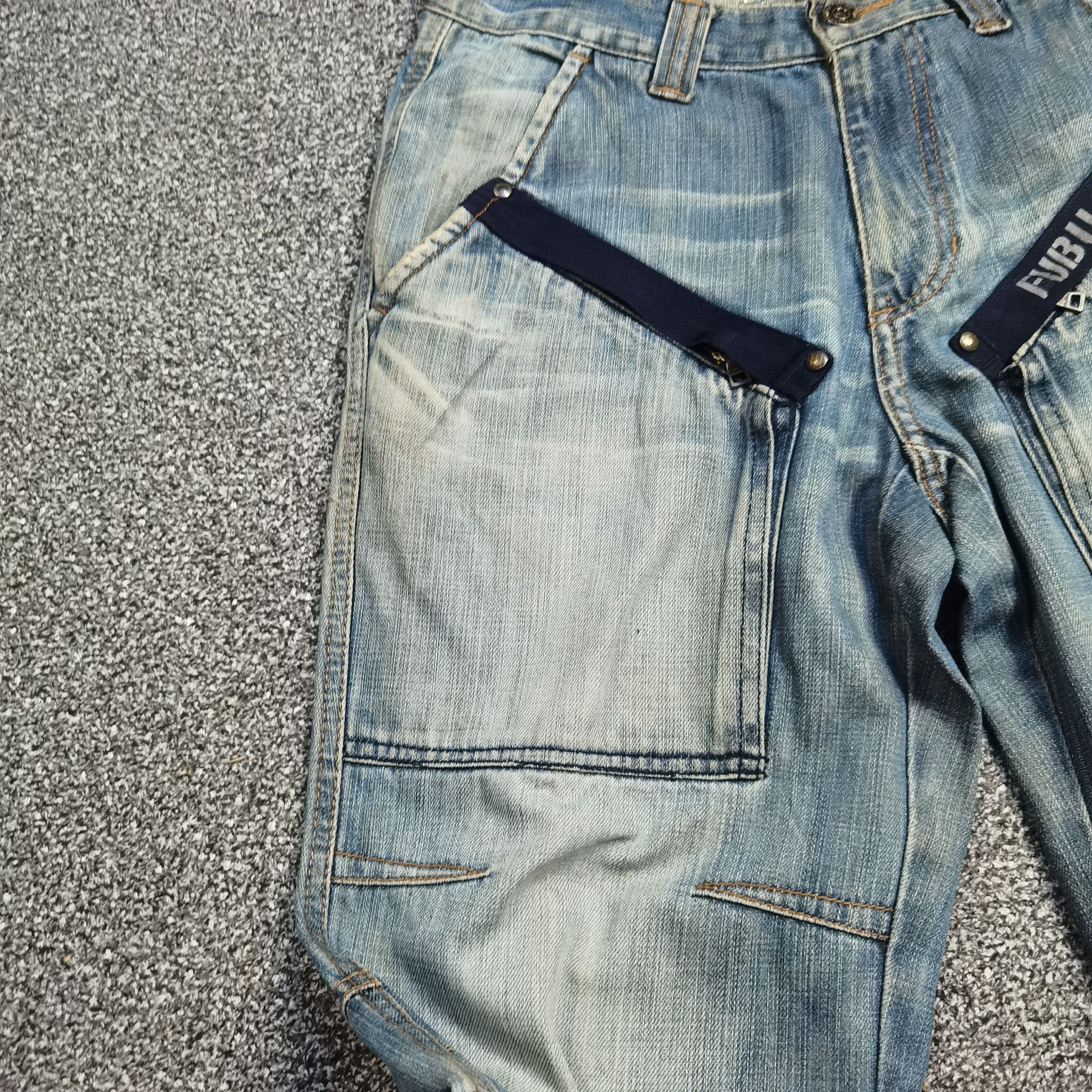 Fubu 🇯🇵 90s Hiphop Fubu Baggy Jeans Military Function Size US 30 / EU 46 - 8 Thumbnail