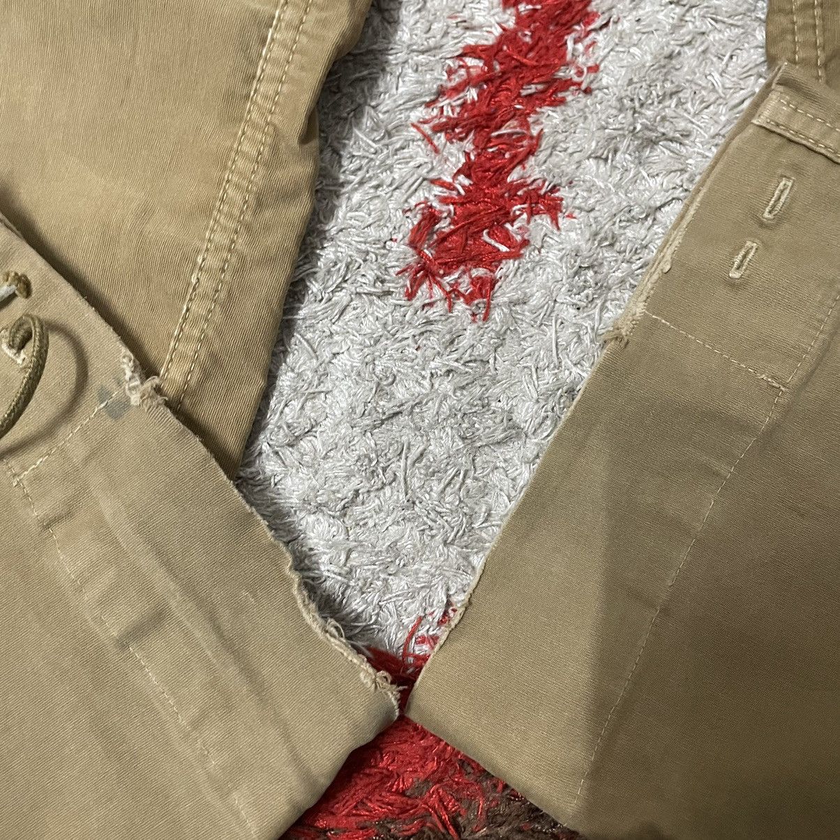 Blue Blue Japan × Designer × Japanese Brand 🔥🇯🇵HR Market Blue Blue Japan Tactical Distress Cargo Pants Size US 32 / EU 48 - 7 Thumbnail