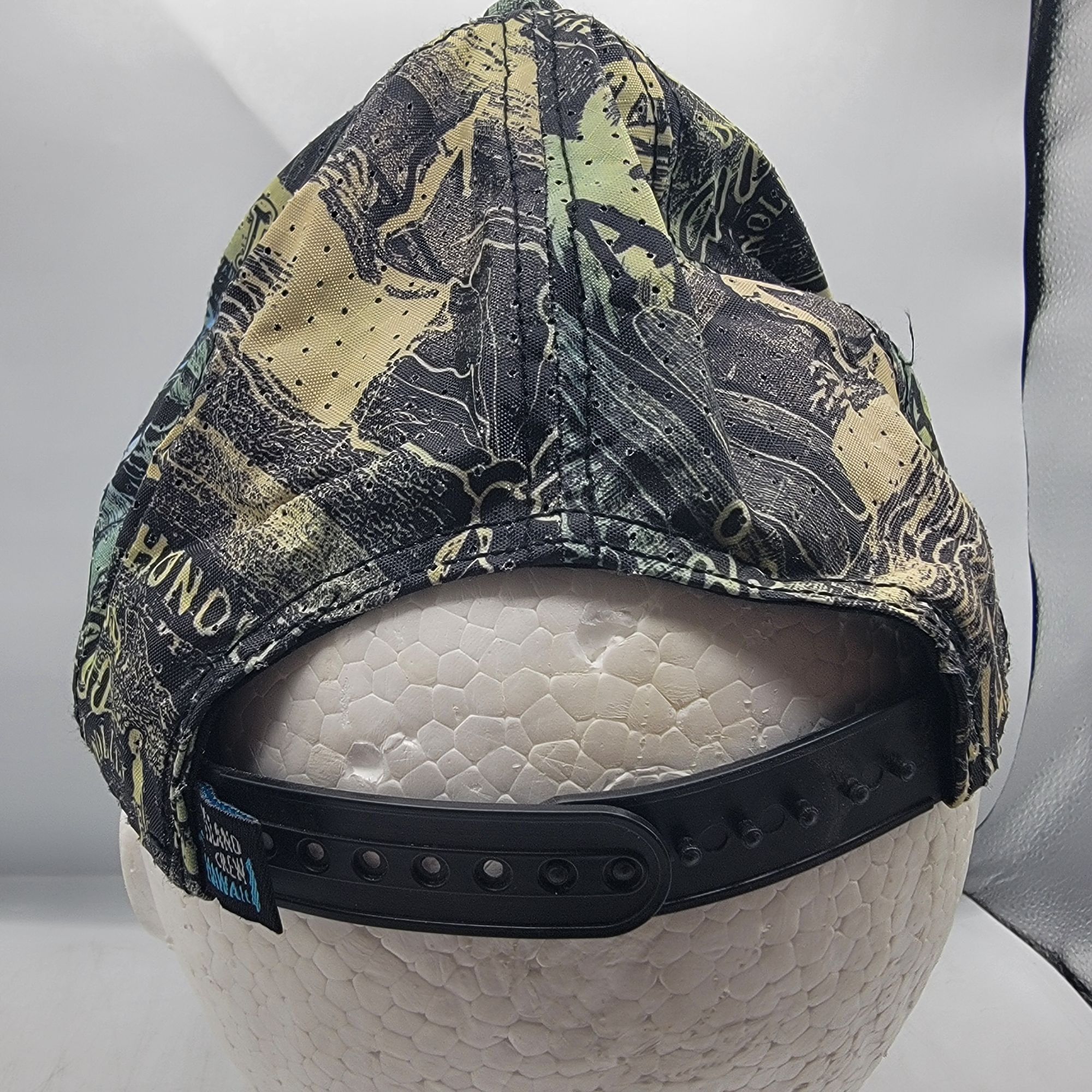 Other Island Crew Hawaii Adults Snapback Cap With Hawaiian Print B Size ONE SIZE - 3 Thumbnail