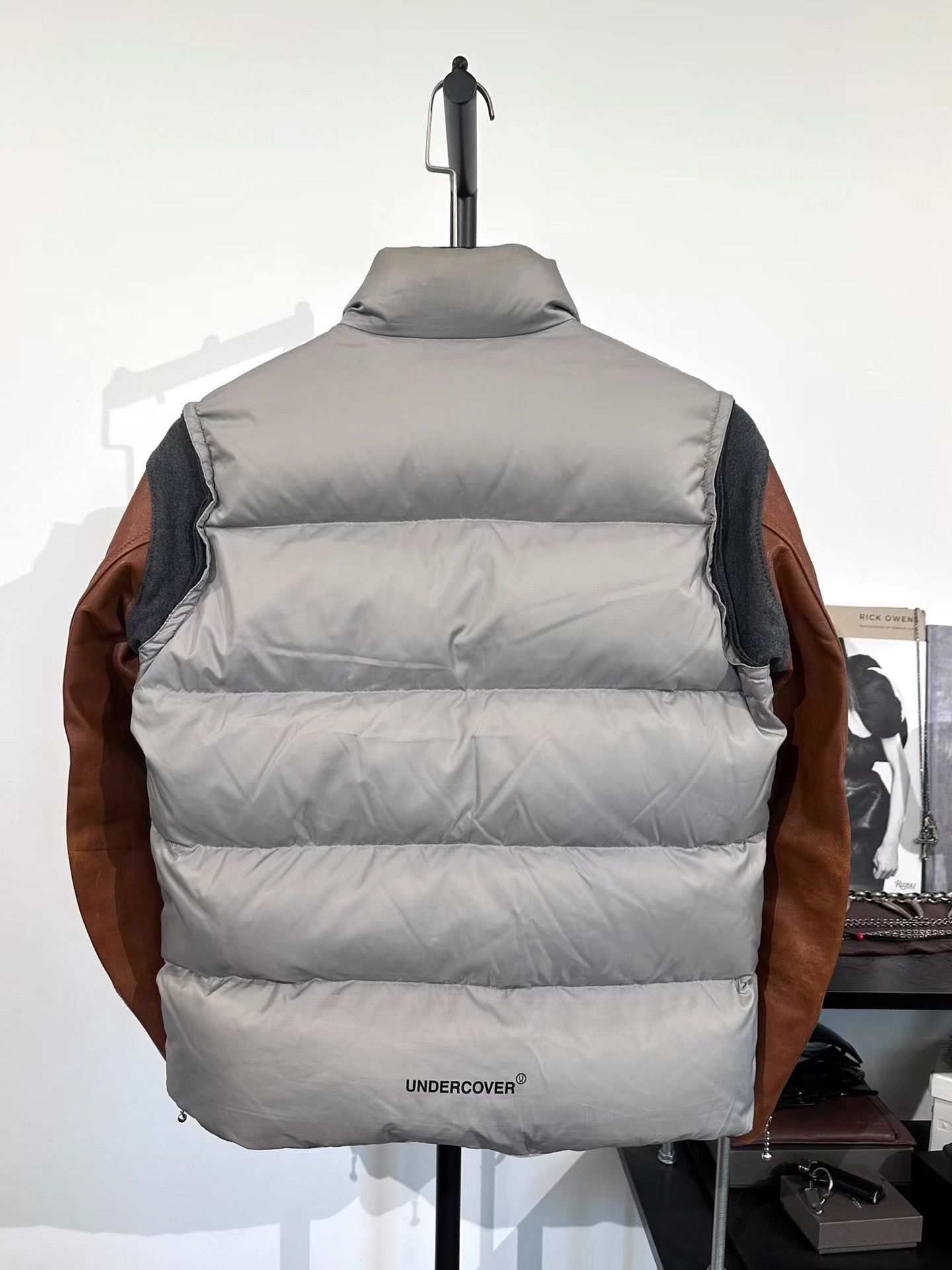 Undercover Undercover Leather Panel Puffer Jacket K35 Size US S / EU 44-46 / 1 - 2 Thumbnail
