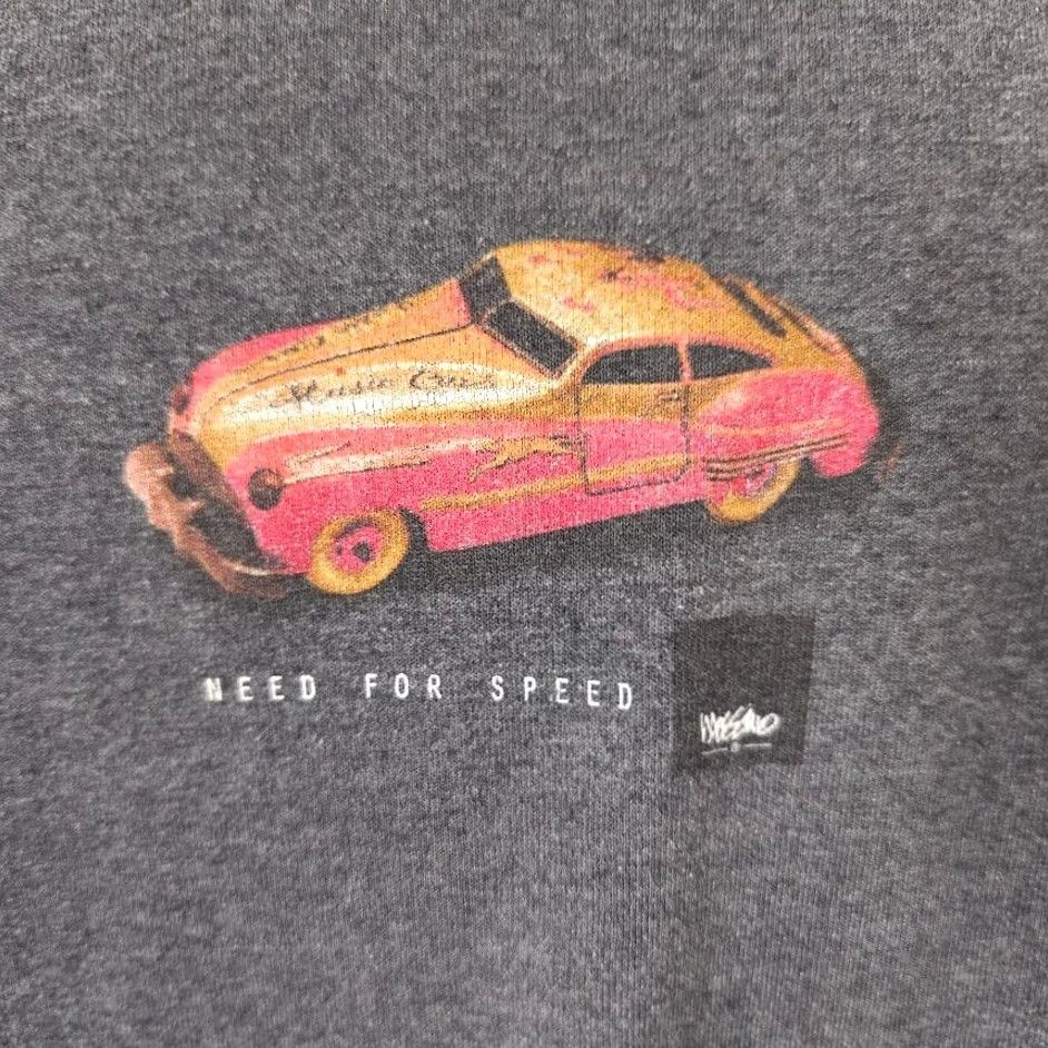 Mossimo VINTAGE Mossimo T Shirt Mens XL Gray 90s Need For Speed V Neck Made In USA Mens XL Gray 90s Need For Speed V Neck Mossimo T Shirt Size US XL / EU 56 / 4 - 3 Thumbnail