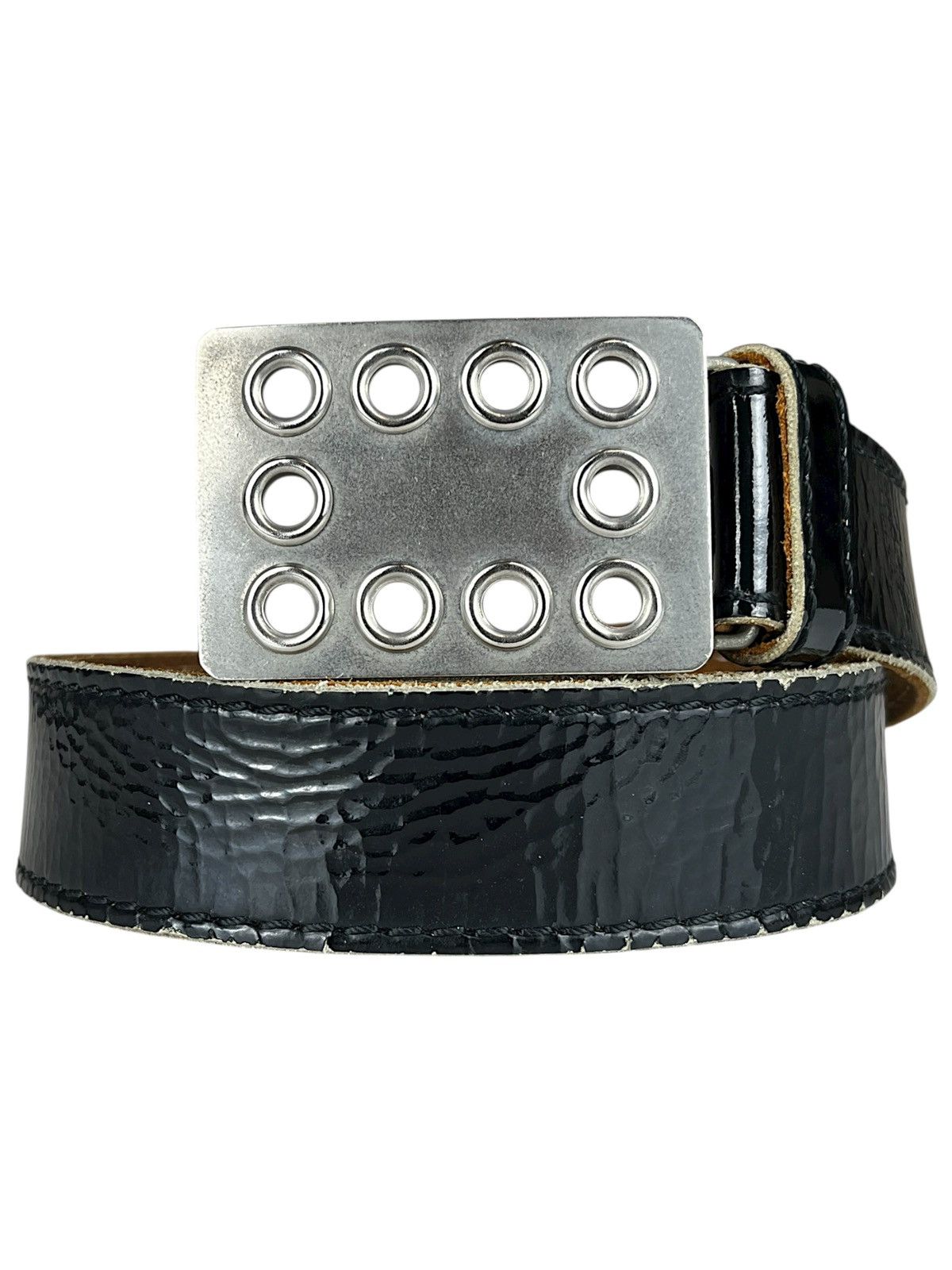 Comme des Garcons Comme des Garcons Homme Plus Silver Plate Buckle Belt Size ONE SIZE - 1 Thumbnail
