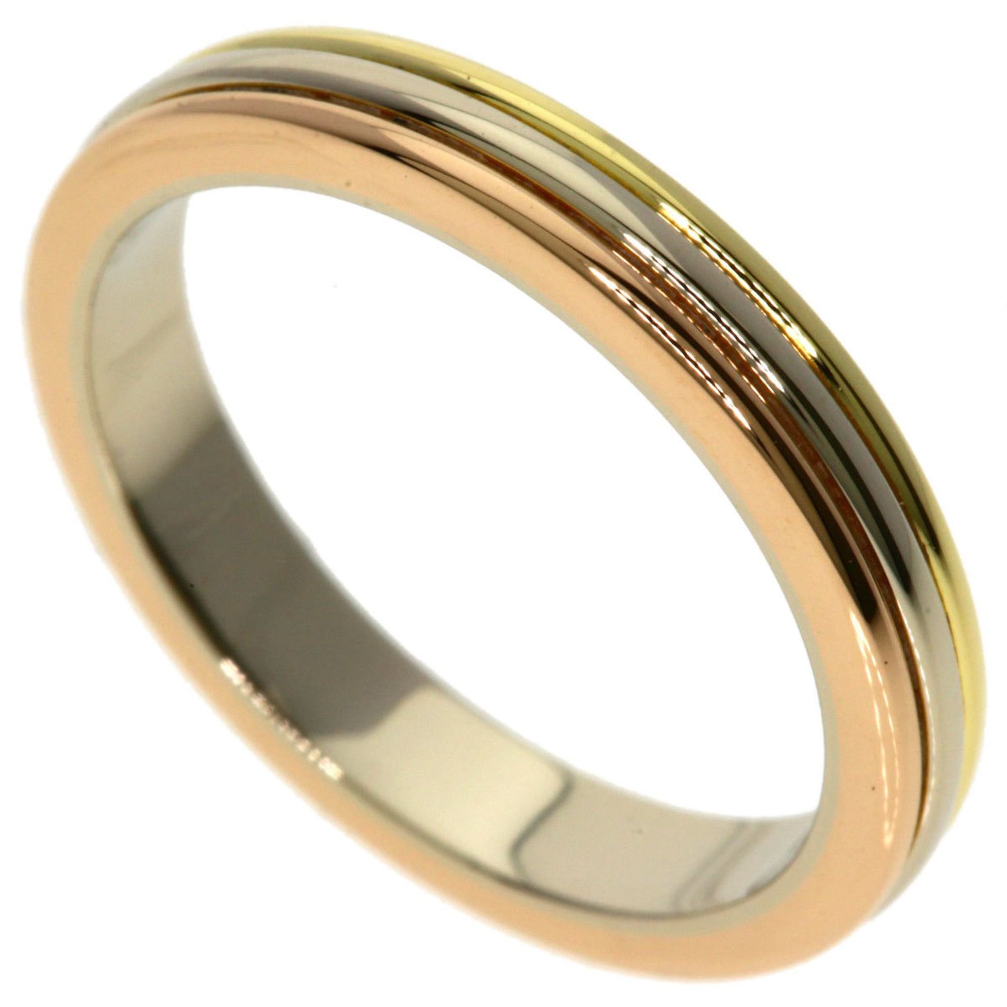 Cartier Cartier Three-Color #48 Ring, 18K Yellow Gold/18KPG/18KWG, Women's Size ONE SIZE - 1 Thumbnail