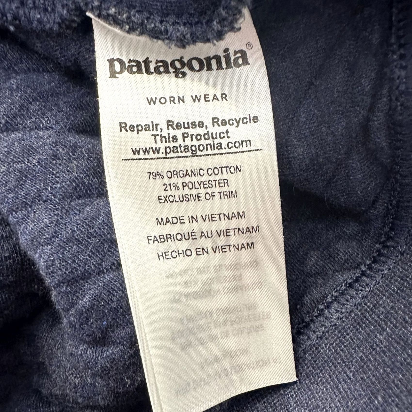 Patagonia Patagonia Pullover Sweatshirt | Patagonia Sweater | S | Blue | Cotton | Snap | Long Sleeve | Women’s Size S / US 4 / IT 40 - 7 Thumbnail
