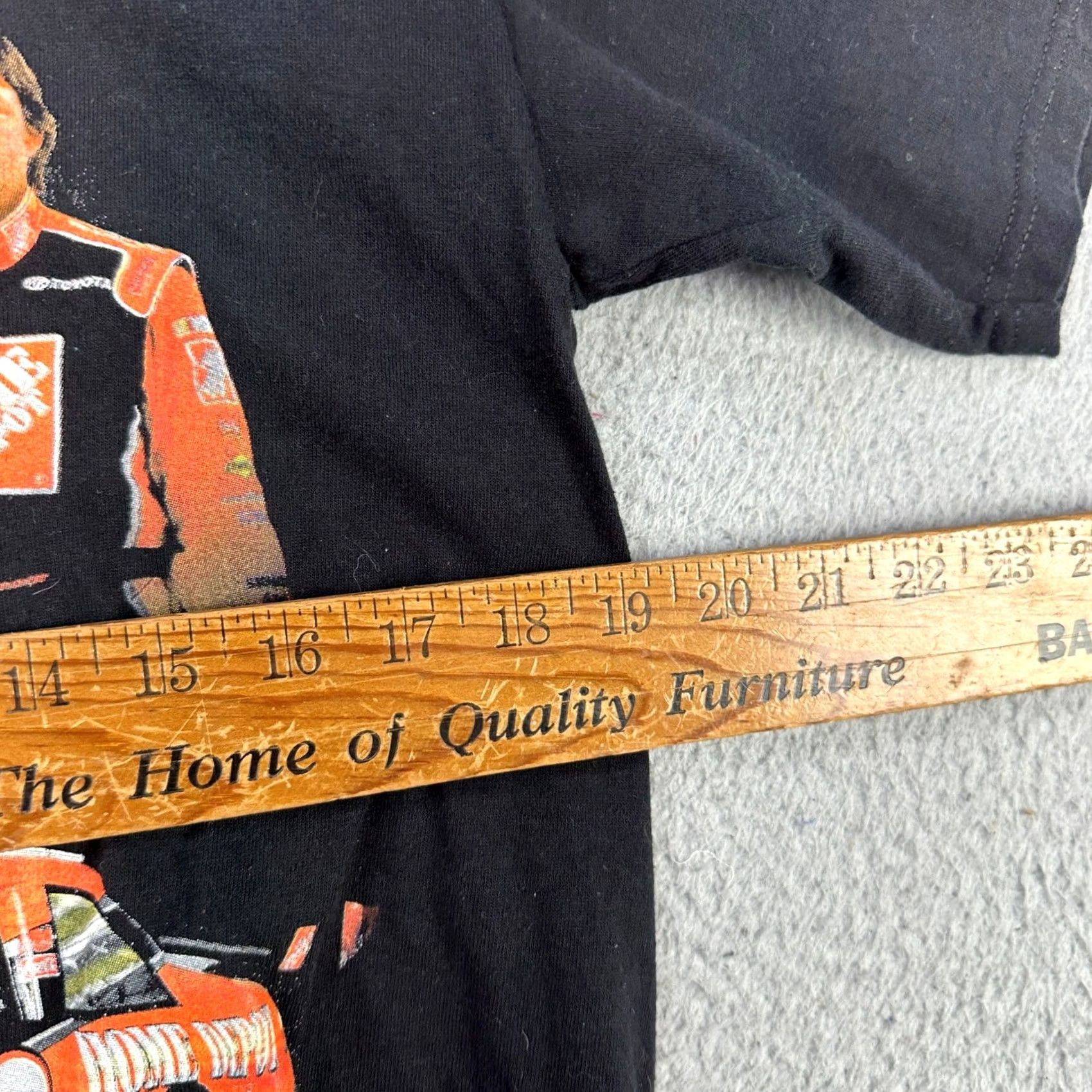 Chase Authentics Chase Authentics NASCAR Tony Stewart Mens T-Shirt Medium Black Tee Pre-shrunk Graphic Print Crew Neck Short Sleeve Cotton Breahble Easy Care Size US M / EU 48-50 / 2 - 5 Thumbnail