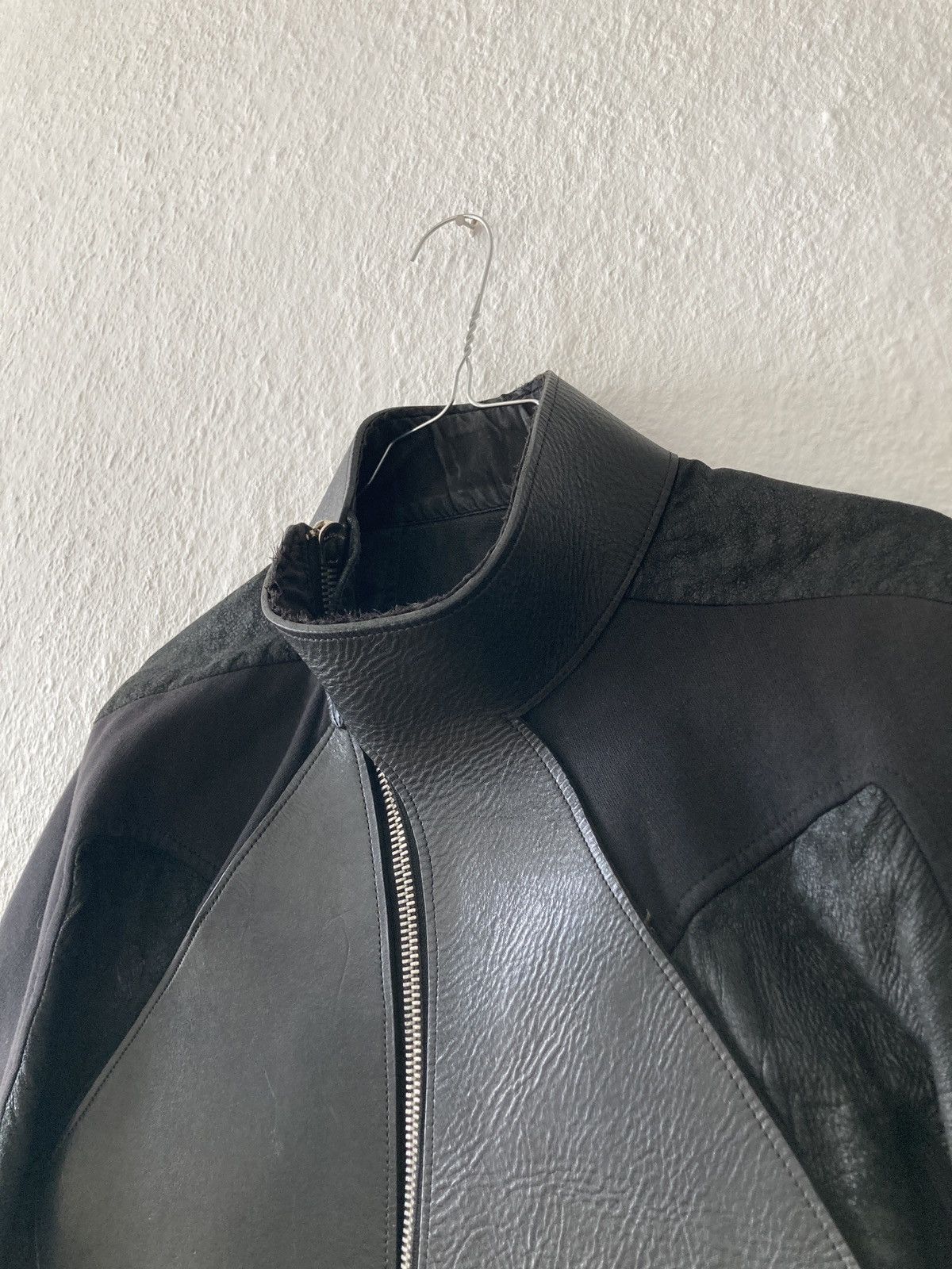 Rick Owens S/S 11 „ANTHEM“ Blistered Lamb Calf Leather Jacket M Size US M / EU 48-50 / 2 - 4 Thumbnail