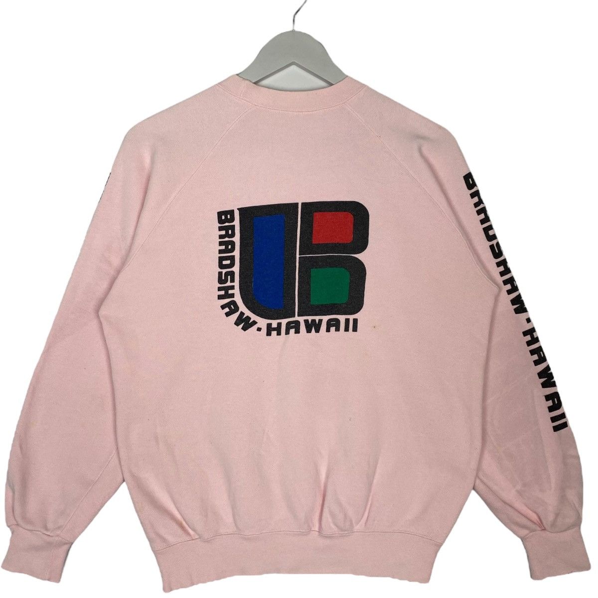 Other Vintage Hawaiian Printed Crewneck Sweatshirt Pink Size M Size M / US 6-8 / IT 42-44 - 6 Thumbnail