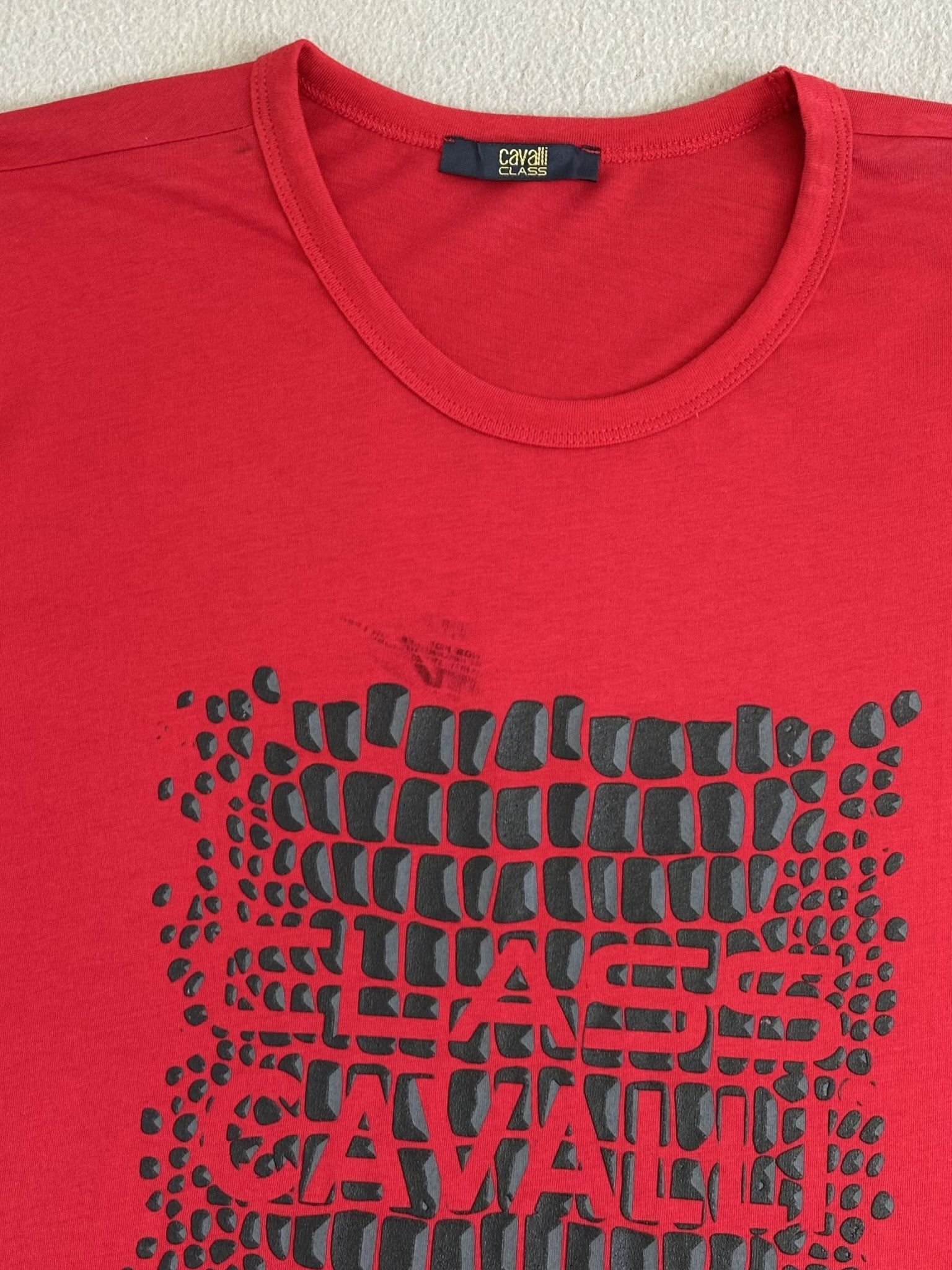 Just Cavalli Class Cavalli Red T-Shirt Large Size US L / EU 52-54 / 3 - 6 Thumbnail