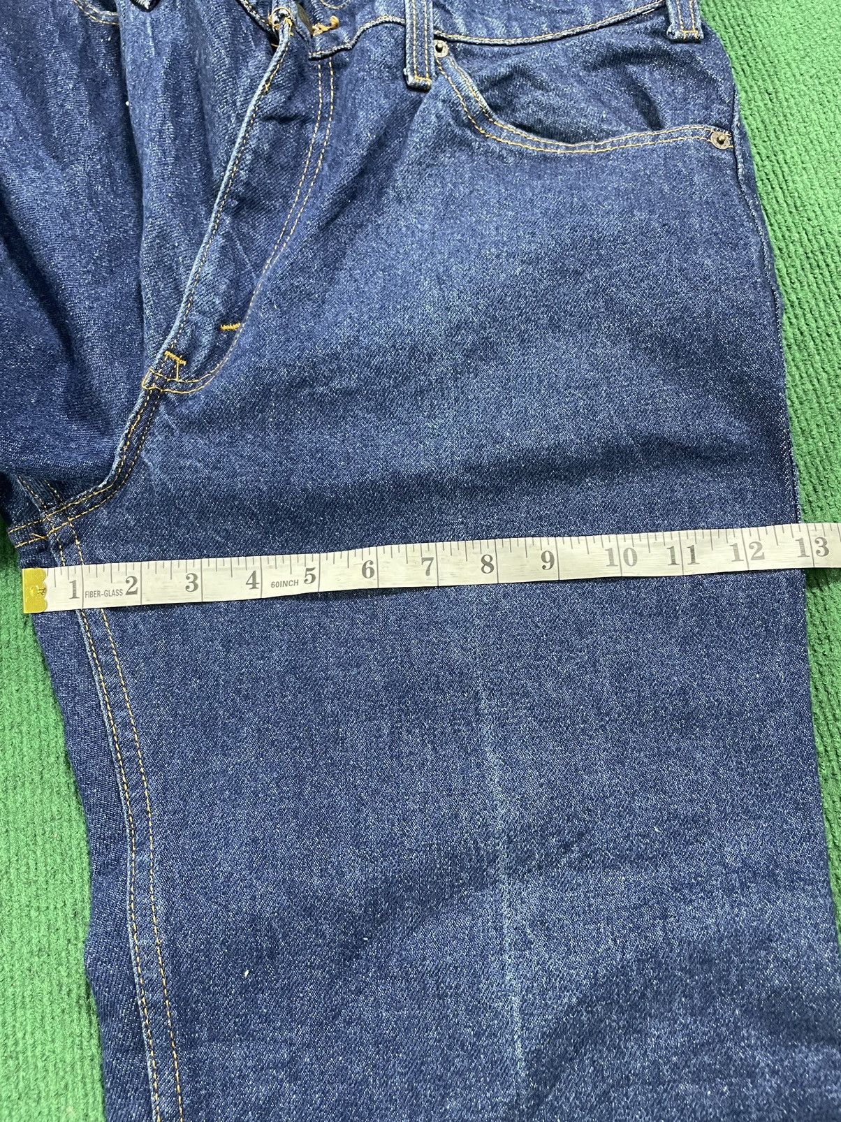Levi's Levis Vintage 70s With Leather Patch & Tag Wide Leg Size US 35 - 17 Thumbnail