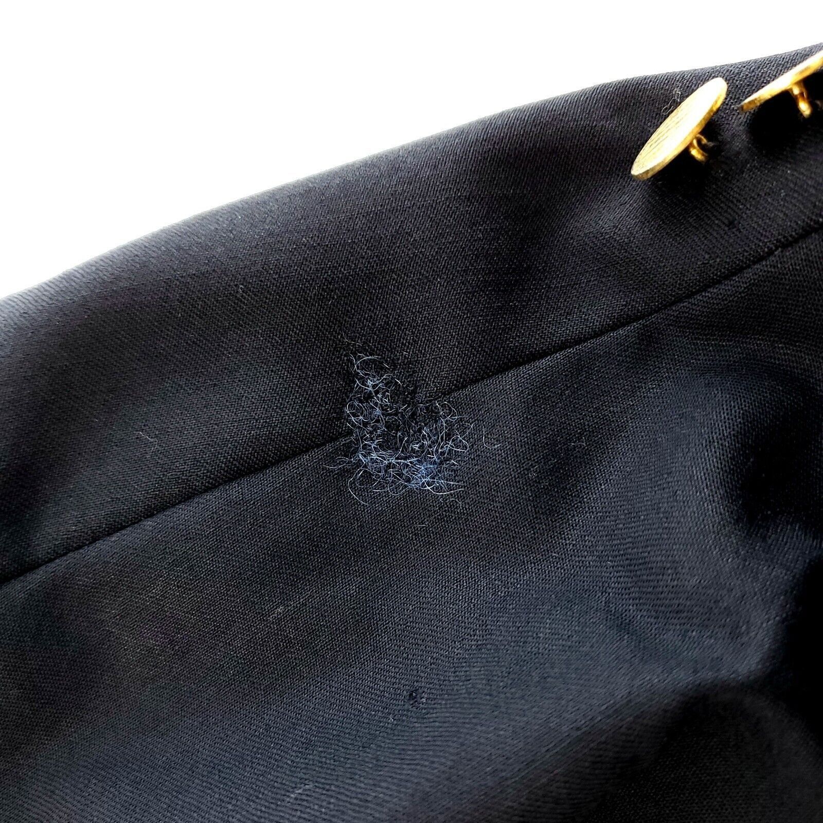 Coppley DAMAGED Coppley Wool 2 Gold Button Blazer 42L Blue Tagged 46 Size 42L - 17 Thumbnail