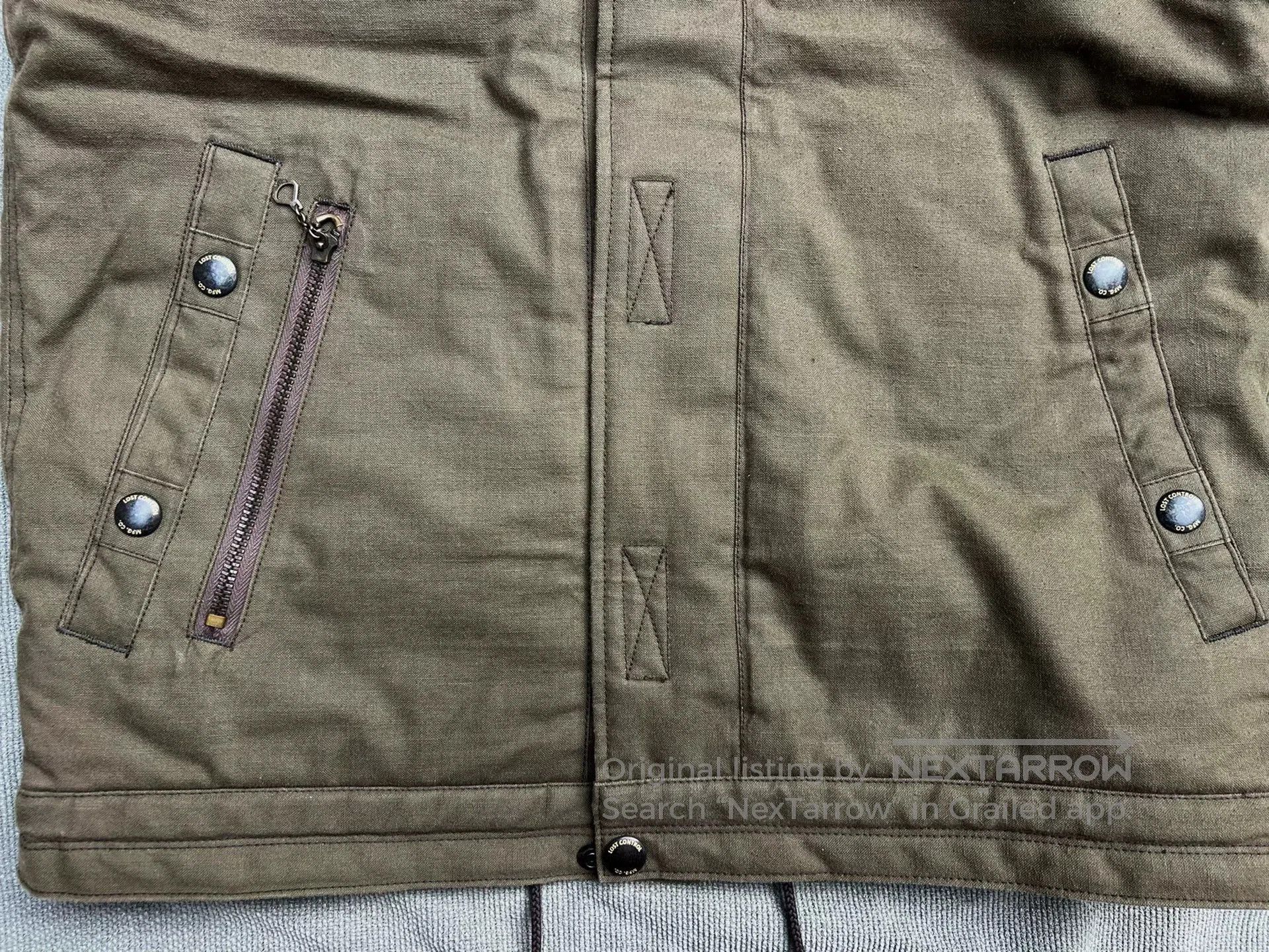 Japanese Brand Lost Control Quilted Hooded Vest. Size US M / EU 48-50 / 2 - 2 Thumbnail