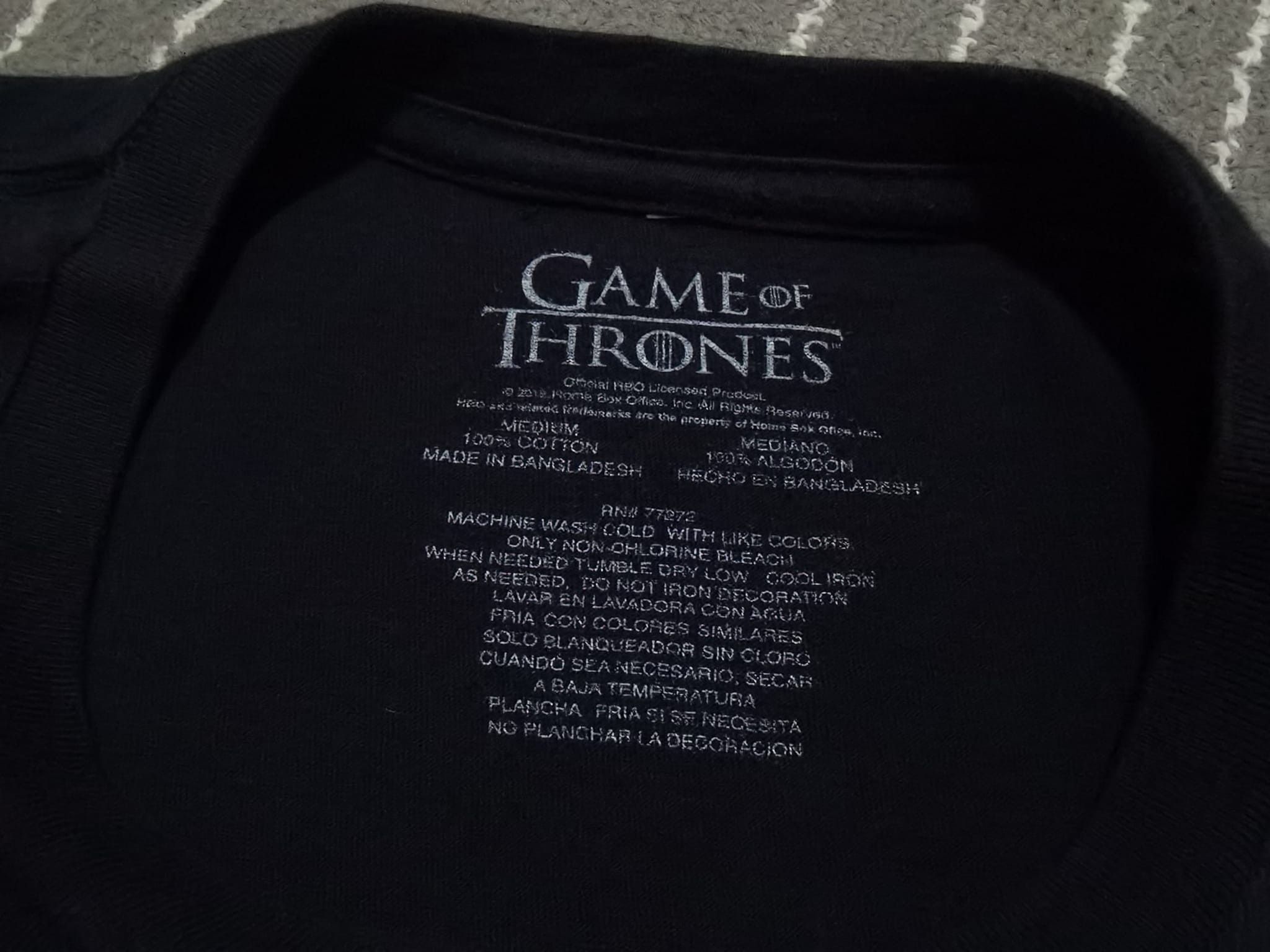 Optic Gaming Game Of Thrones tee S 2170 Size US S / EU 44-46 / 1 - 2 Thumbnail