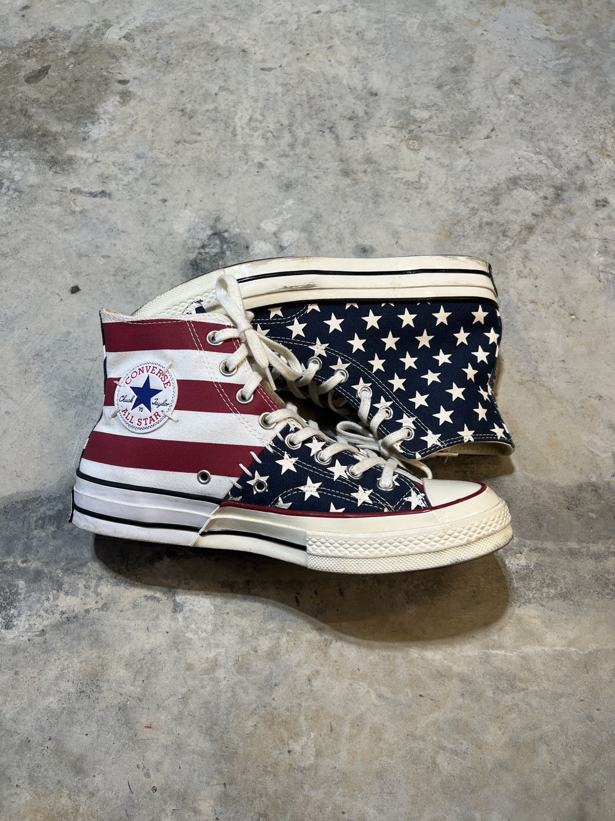 Converse american flag chuck 70 archive restructured unisex sneakers Size US 8 / EU 41 - 2 Thumbnail