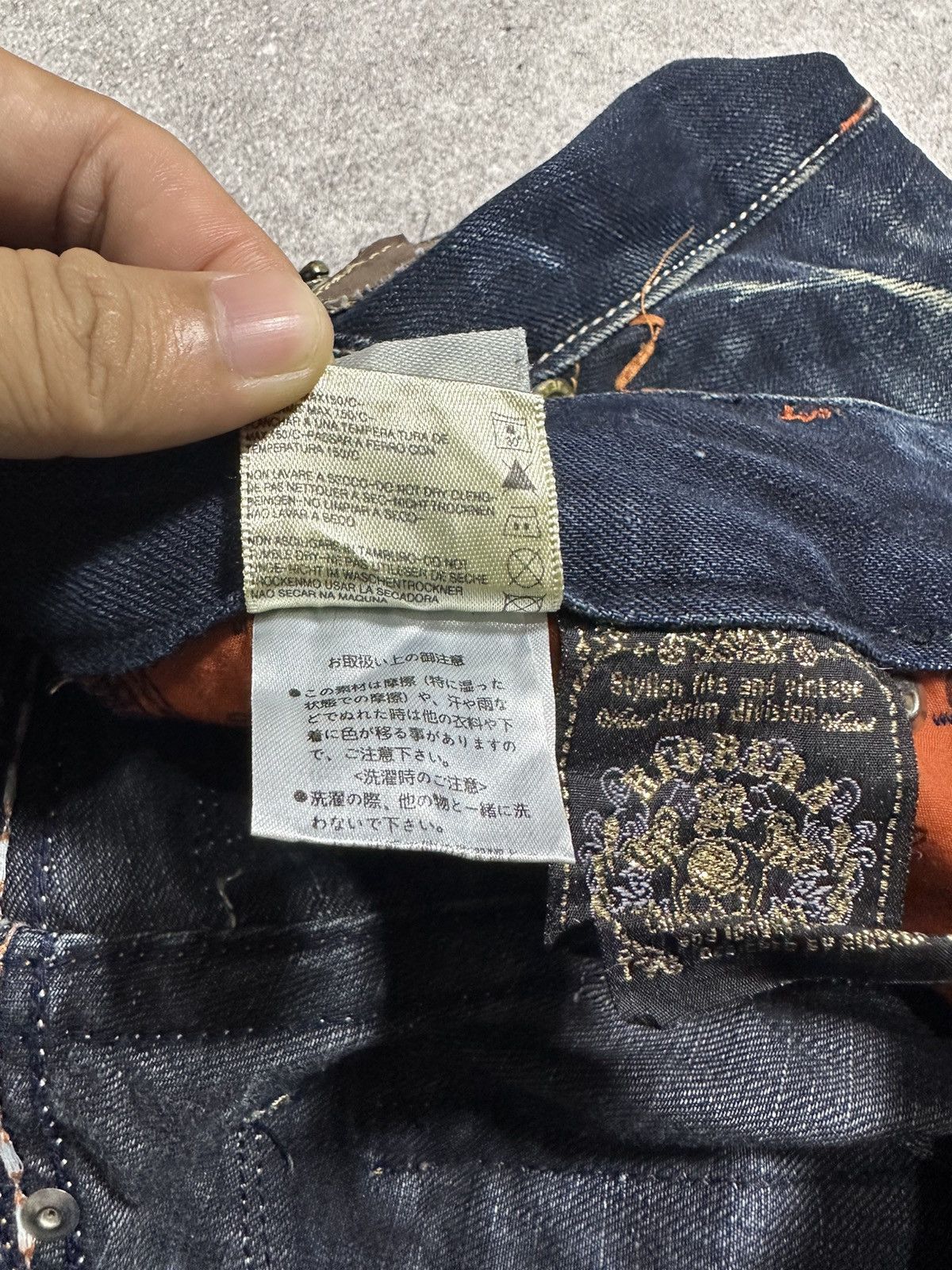 Japanese Brand Japanes Riobera Mudwash Flared Jeans Size US 27 - 12 Thumbnail