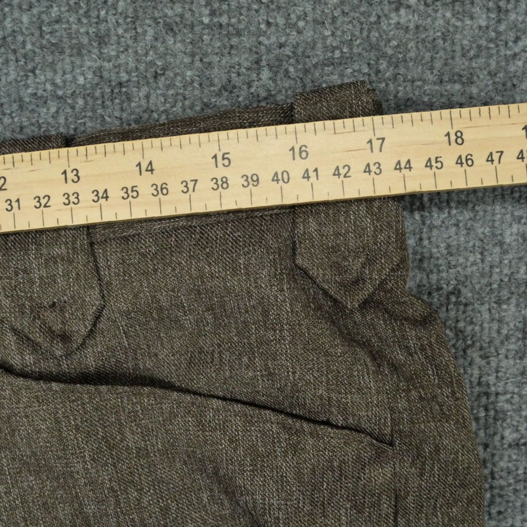 Vintage VINTAGE Circle S Pants Mens 34x29 Brown Western Chino Straight Pants Size US 34 / EU 50 - 5 Thumbnail