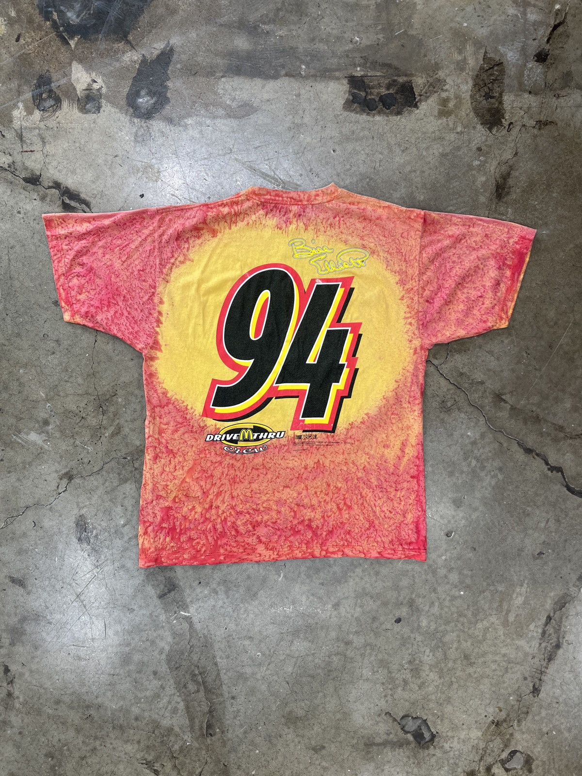 NASCAR Vintage 1999 NASCAR Bill Elliott McDonald's Racing Tee XL Size US XL / EU 56 / 4 - 5 Thumbnail