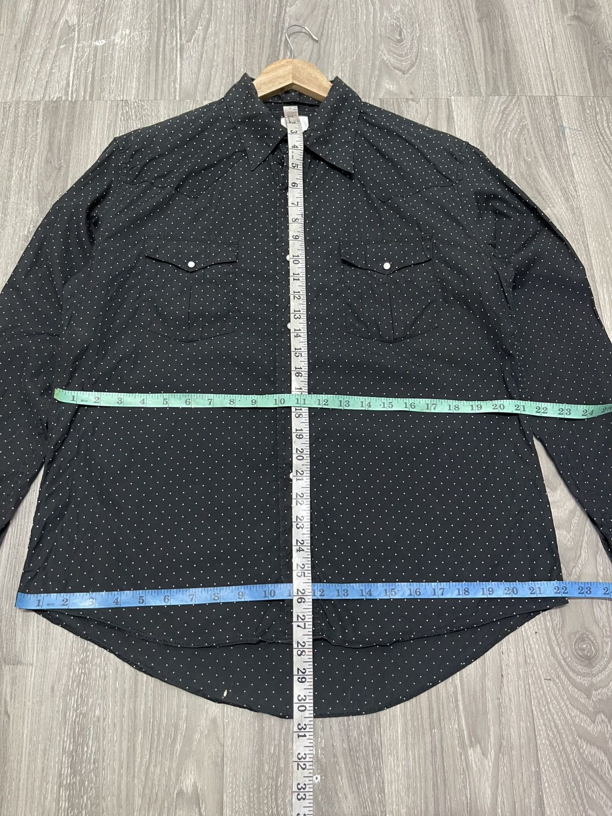 Visvim Visvim Polka dot Button Up Long Sleeve Tshirt (M) Size US M / EU 48-50 / 2 - 13 Thumbnail