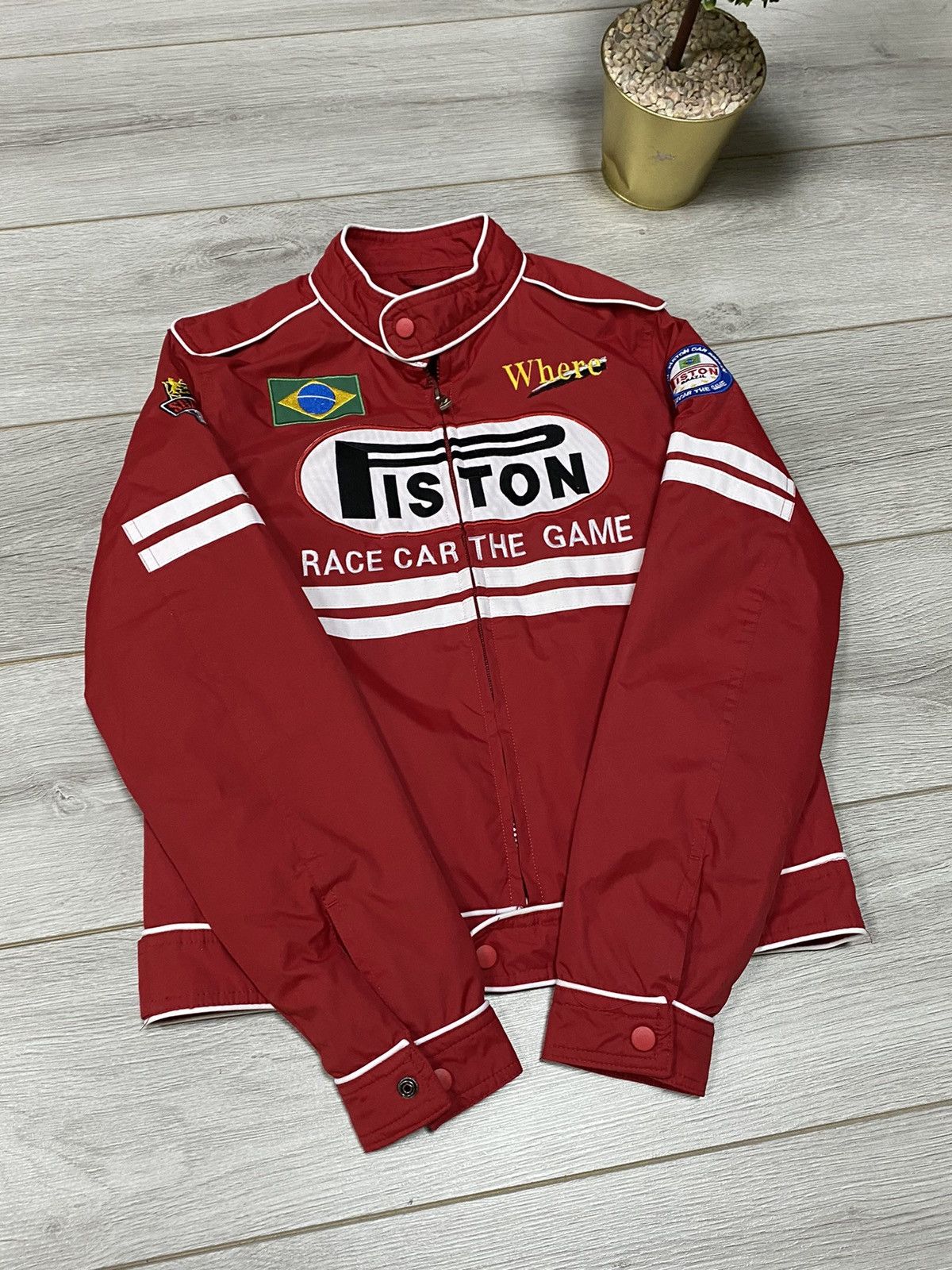 Other Piston Brazil Racing Jacket big logo Size M / US 6-8 / IT 42-44 - 2 Thumbnail