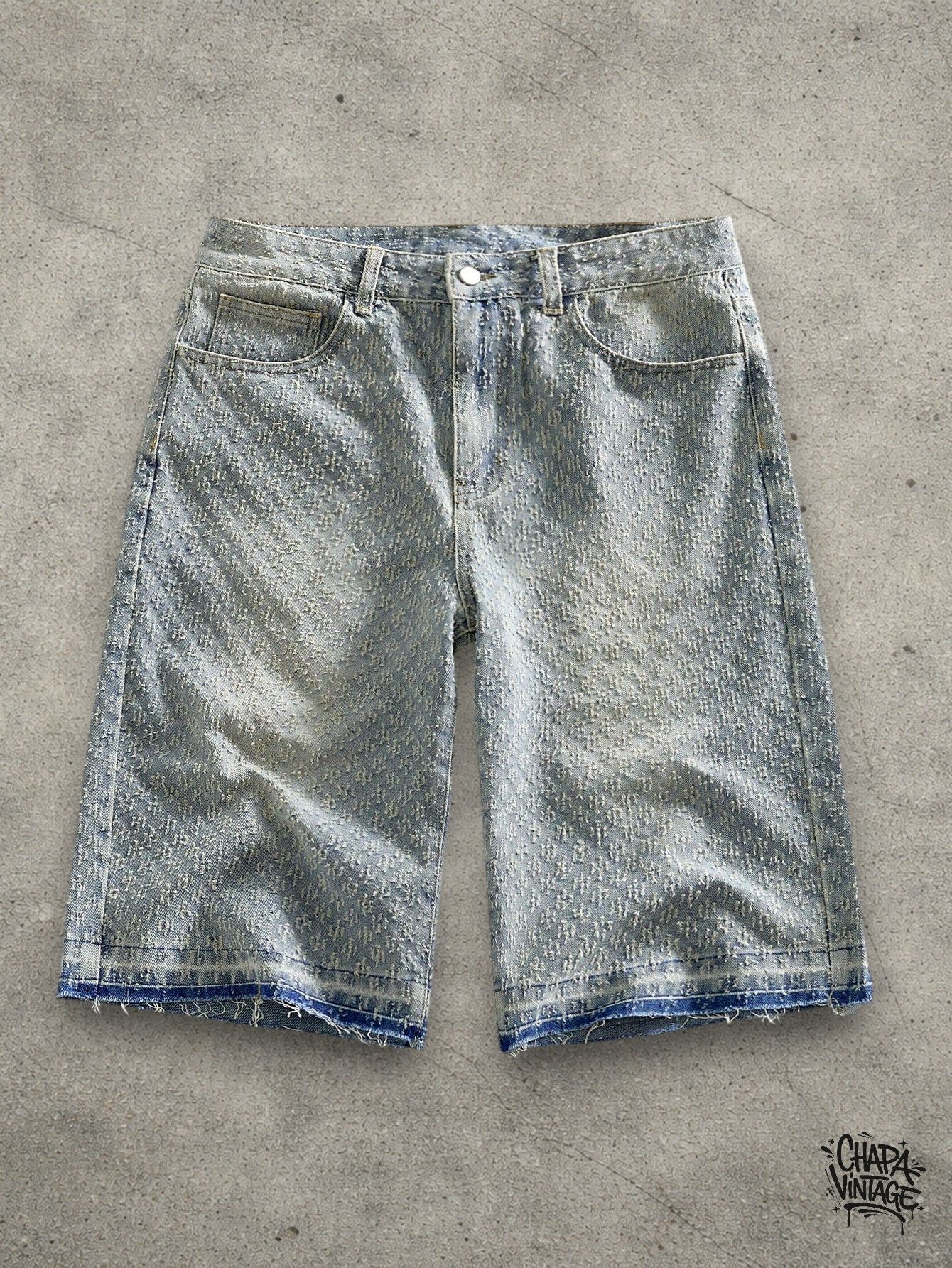 Vintage Washed jeans shorts Size US 32 / EU 48 - 1 Thumbnail