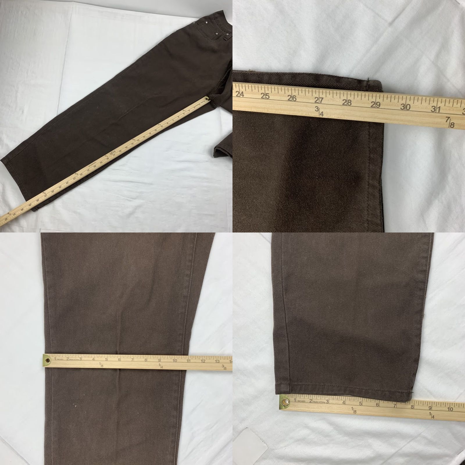 Vintage VINTAGE UNIONBAY Pants Adult 36x30 Baggy Fit Brown Grunge Y2K Men Regular 36in Inseam Size US 36 / EU 52 - 8 Thumbnail