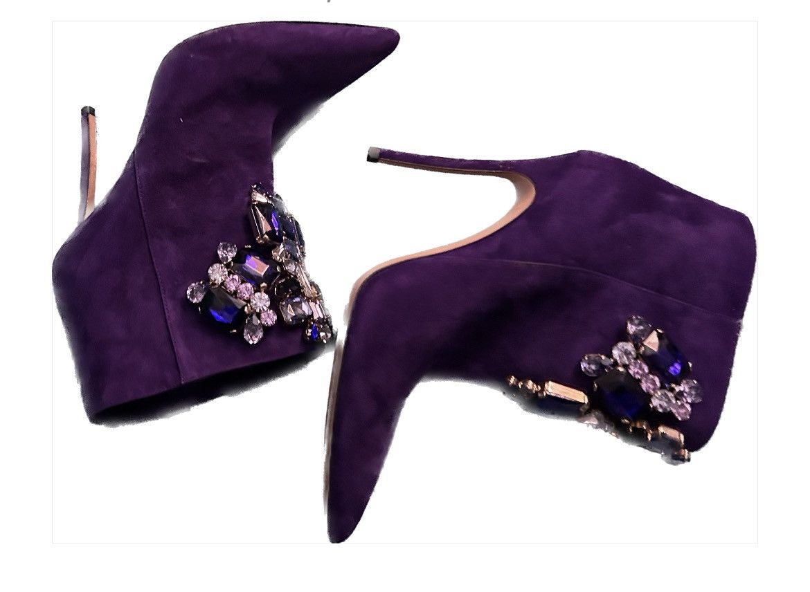 Dsquared2 Dsquared2 purple suede and crystal Size US 6 / IT 36 - 7 Thumbnail