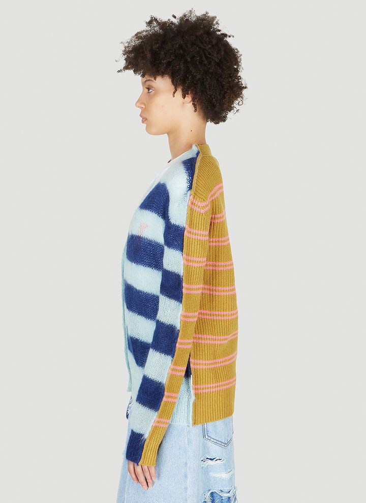 Marni o1srvl11e0624 Cardigan in Blue Size XXS / US 00 / IT 34 - 3 Thumbnail