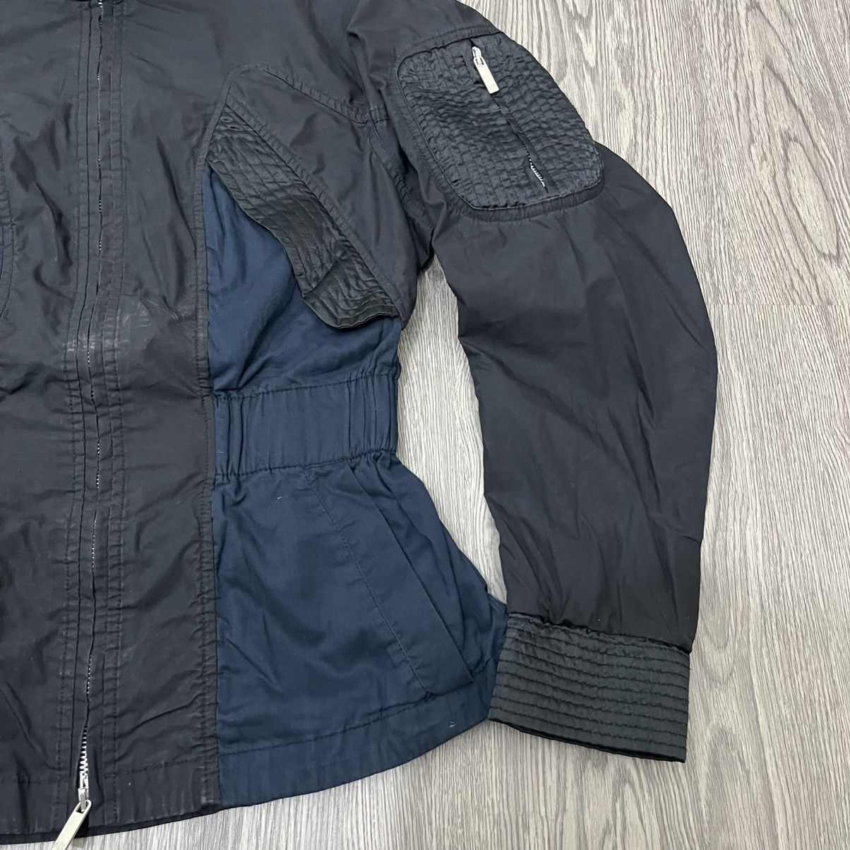 Armani Exchange Armani Exchange - Peplum Jacket Black Navy Hidden Hoodie Size US M / EU 48-50 / 2 - 4 Thumbnail