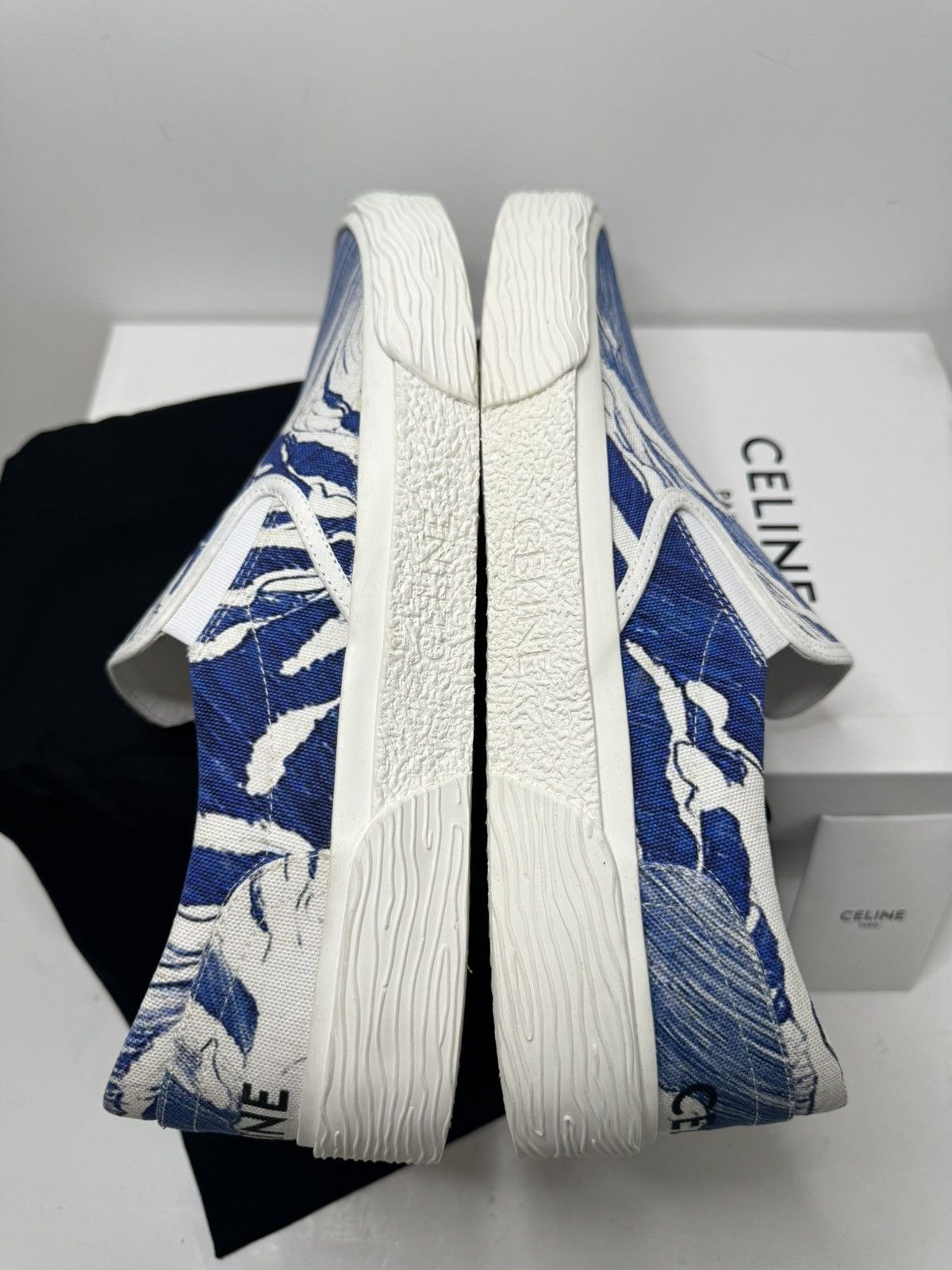 Celine CELINE ELLIOT SLIP-ON IN WAVES PRINTED CANVAS Size US 10 / EU 43 - 5 Thumbnail