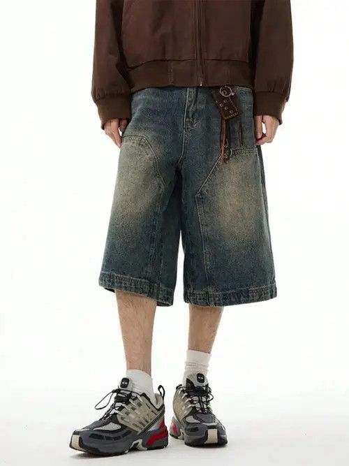 Japanese Brand × Vintage GOTH Vintage RETRO washed jorts shorts Size US 35 - 2 Thumbnail