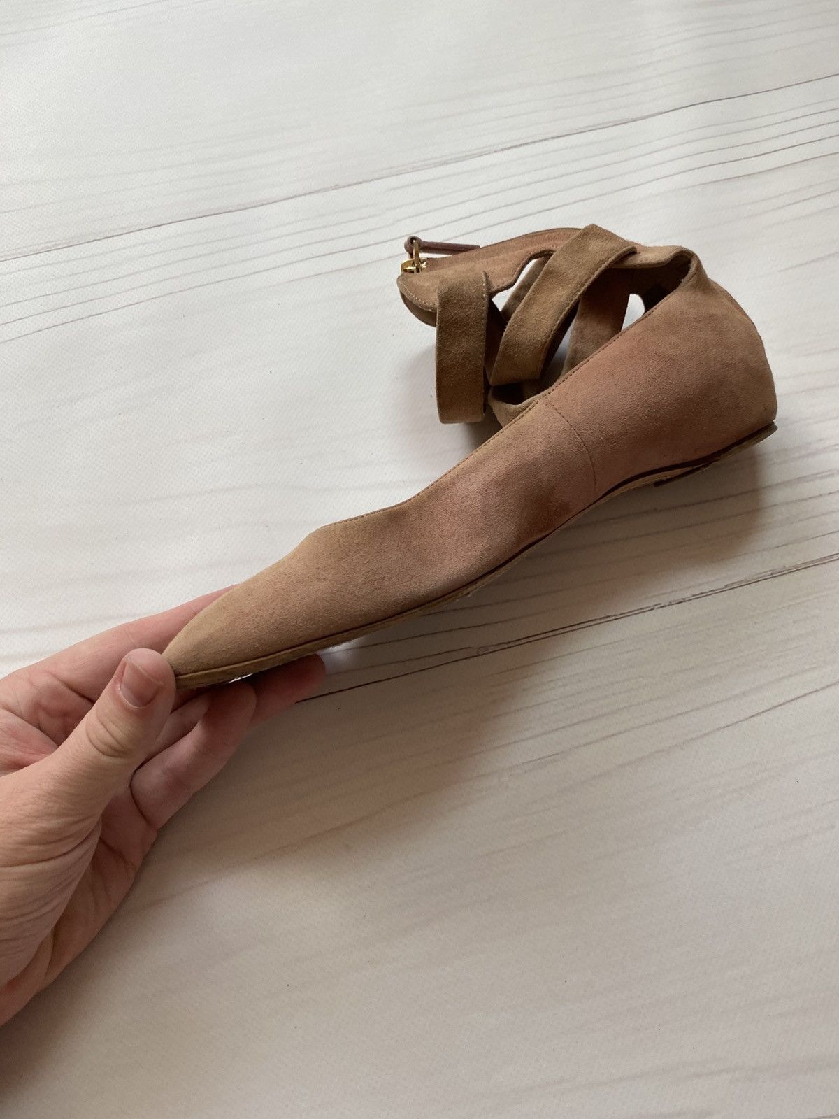Valentino Luxury Valentino Garavani ballerina designer worn flats Size US 8.5 / IT 38.5 - 17 Thumbnail