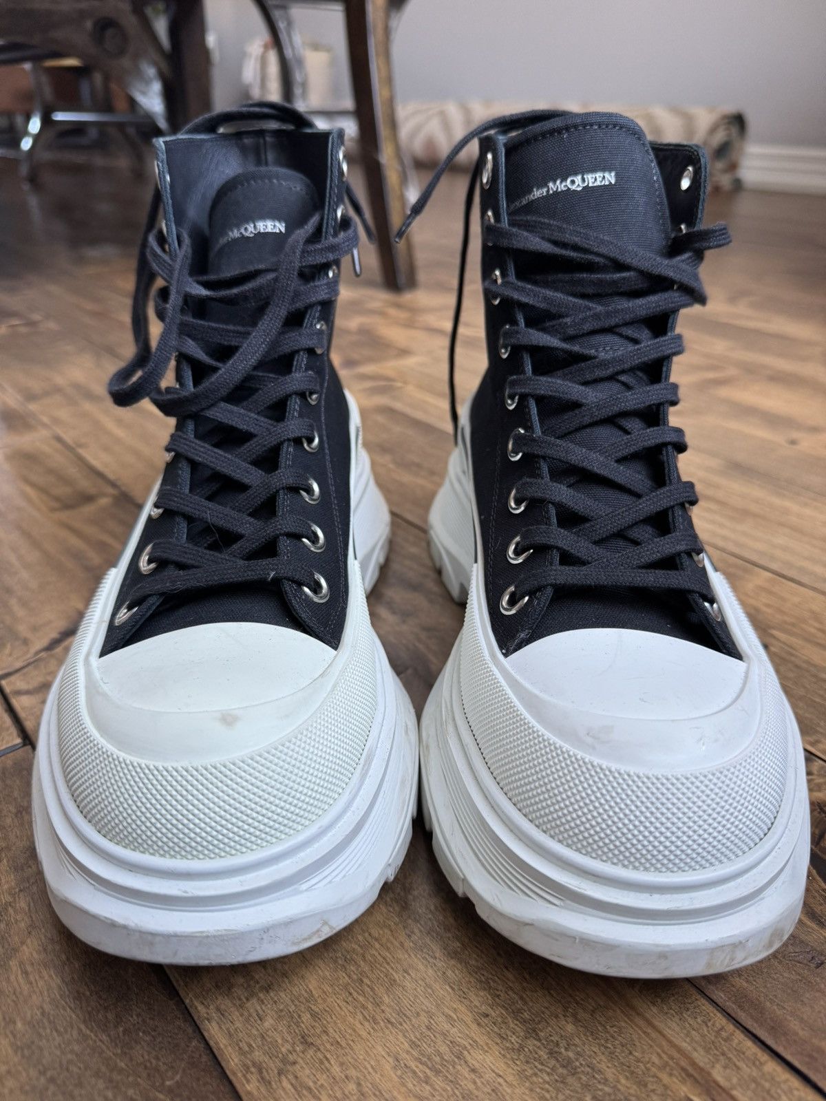 Alexander McQueen Alexander McQueen Tread Slick High Tops Chunky Sole Size US 7.5 / EU 40-41 - 6 Thumbnail