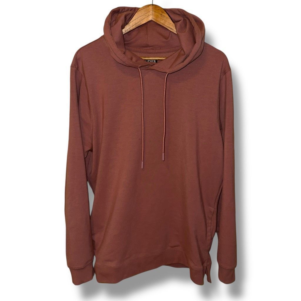 Other Cuts Split Hem Blush Red Pullover Hoodie Sz XL Size US XL / EU 56 / 4 - 1 Thumbnail